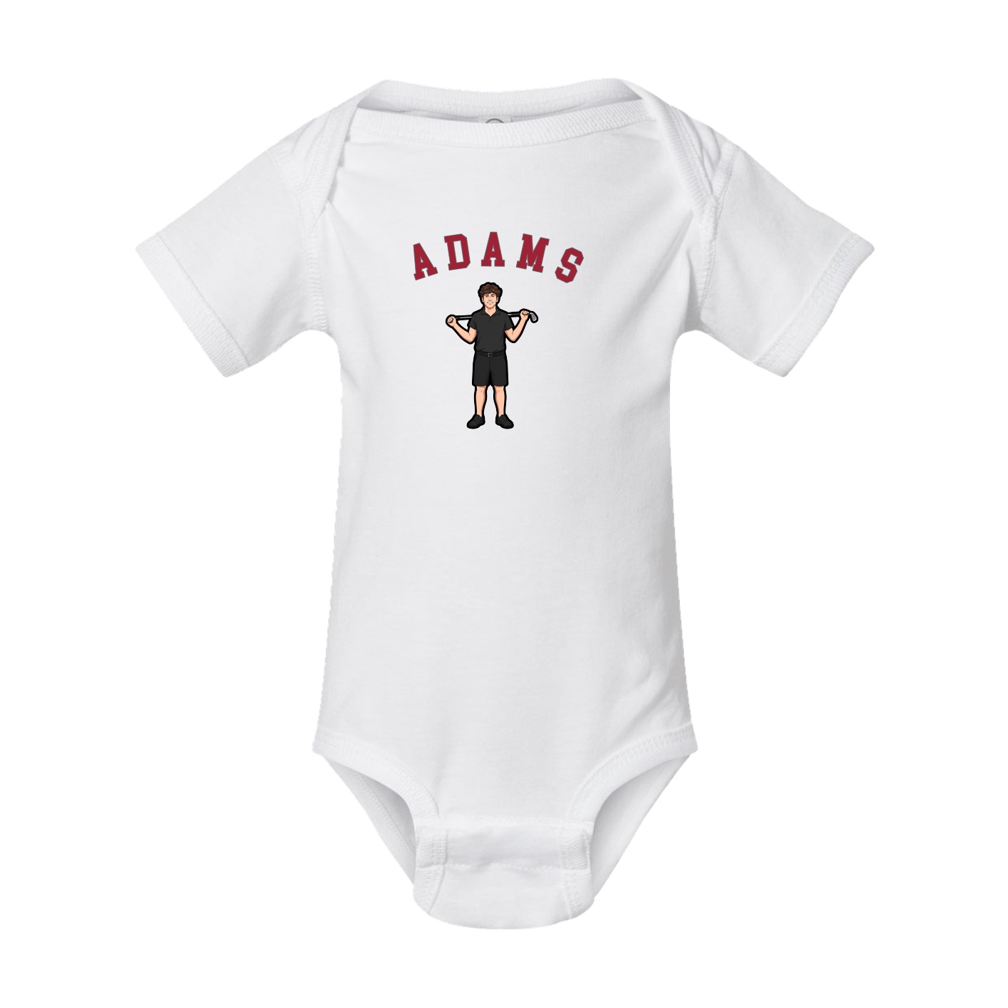 Baby Onesie — Shirsey Arch in White