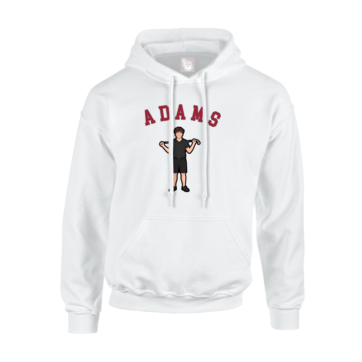 Hoodie — Shirsey Arch in White