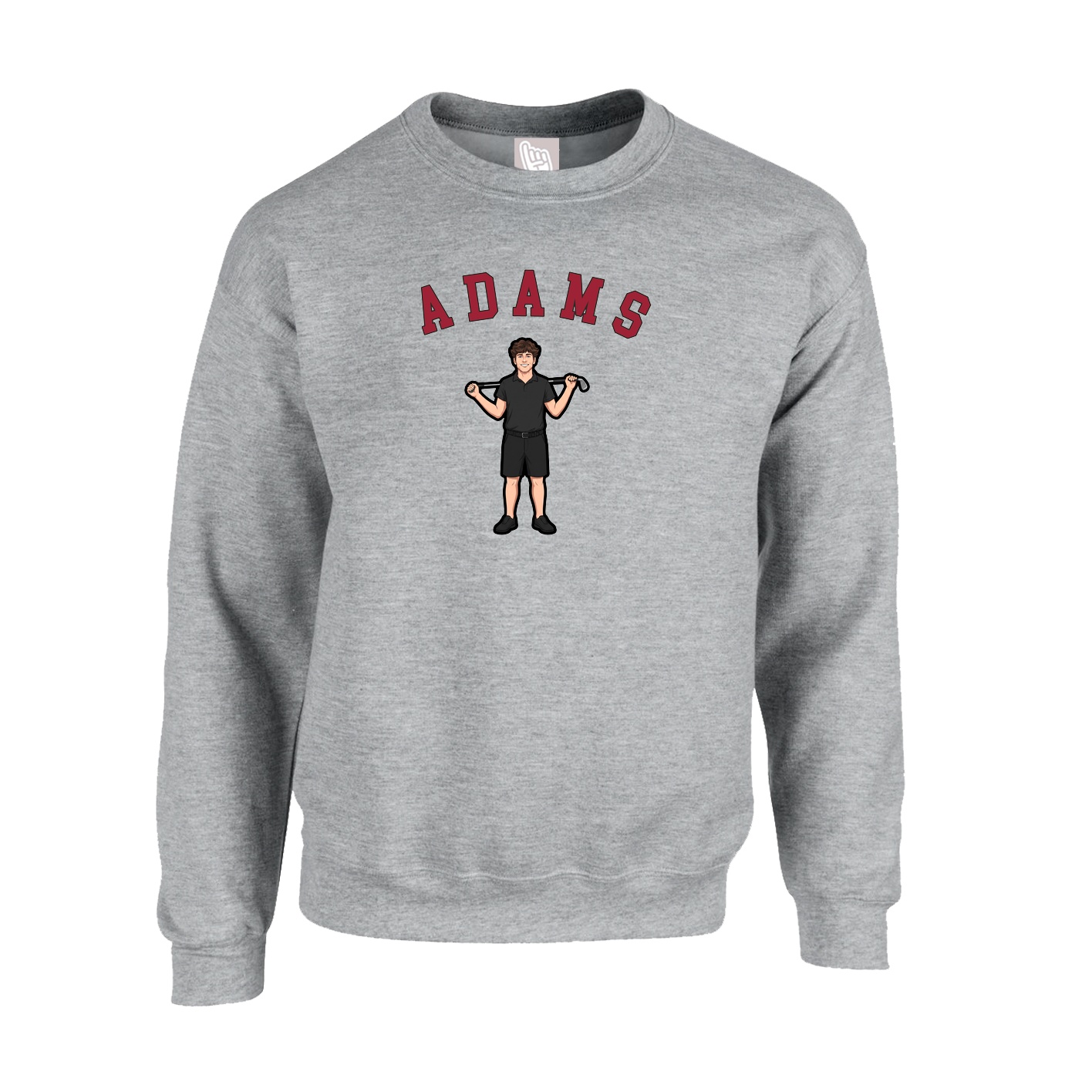 Fleece Crew — Shirsey Arch in Grey
