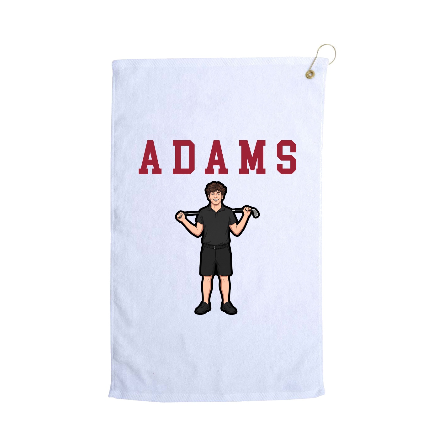 Golf Towel — Shirsey in White