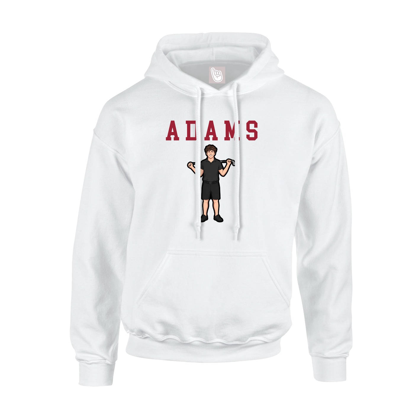 Youth Hoodie — Shirsey in White