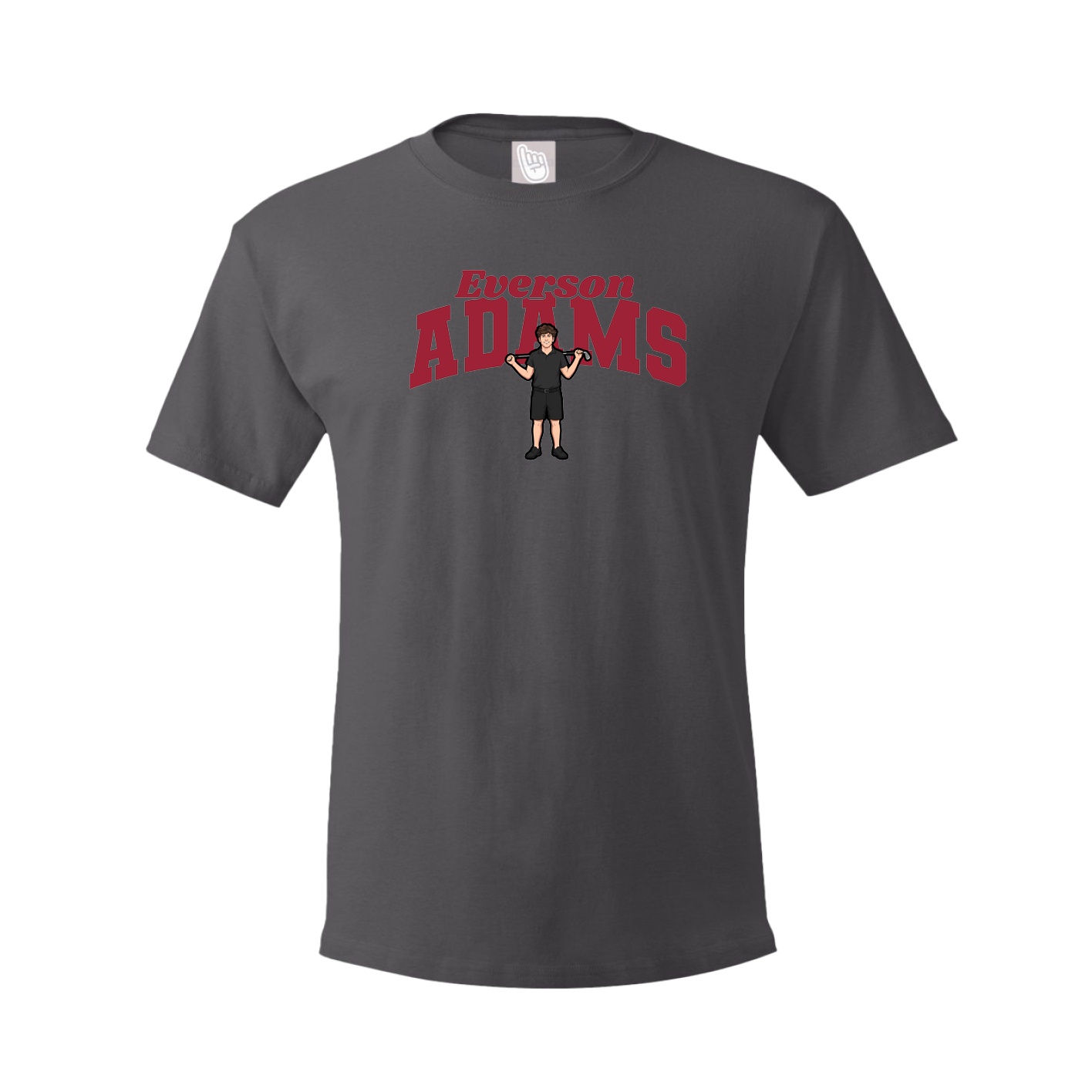 Youth Tee — Signature Arch in Grey