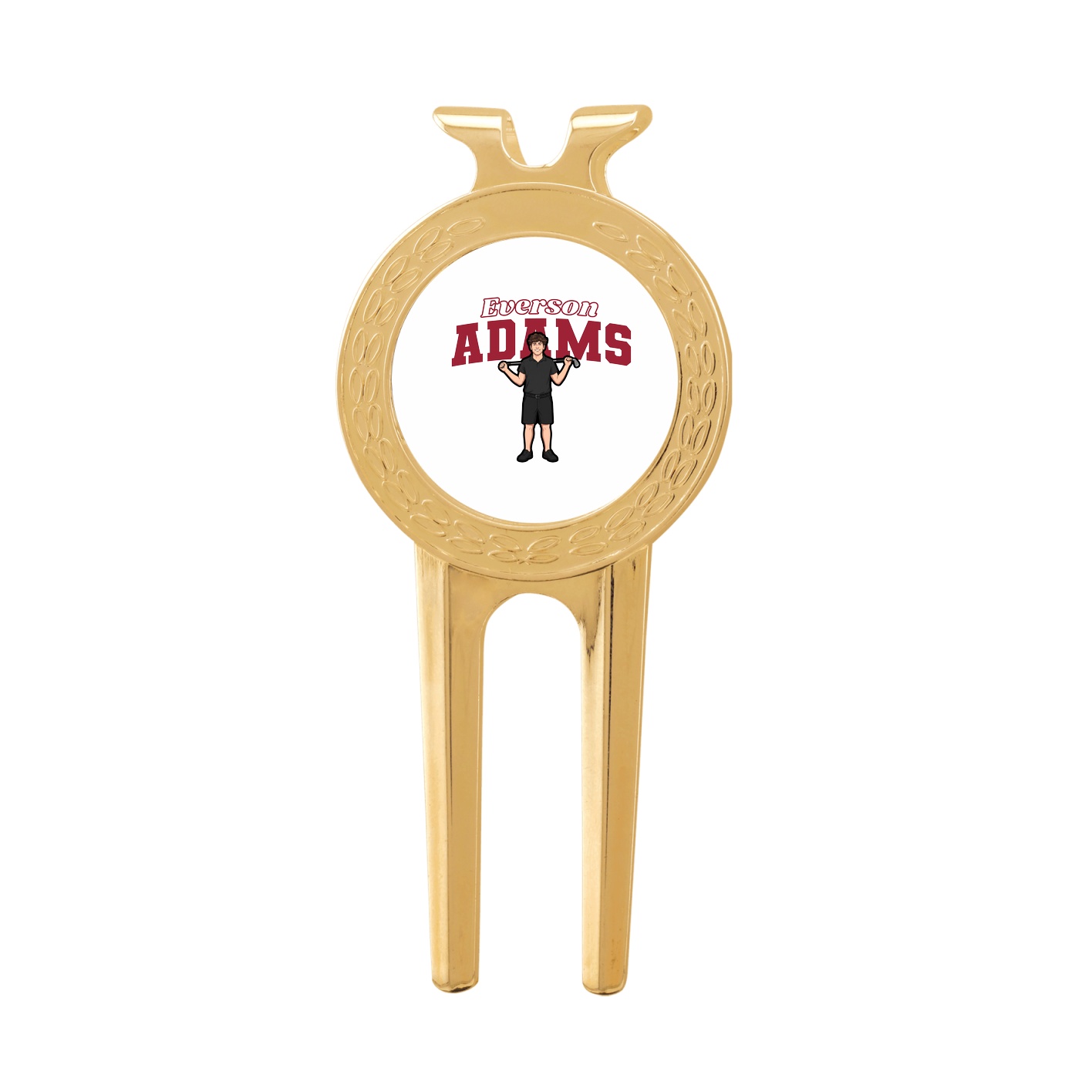 Divot Tool with Ball Marker — Name Arch in Classic