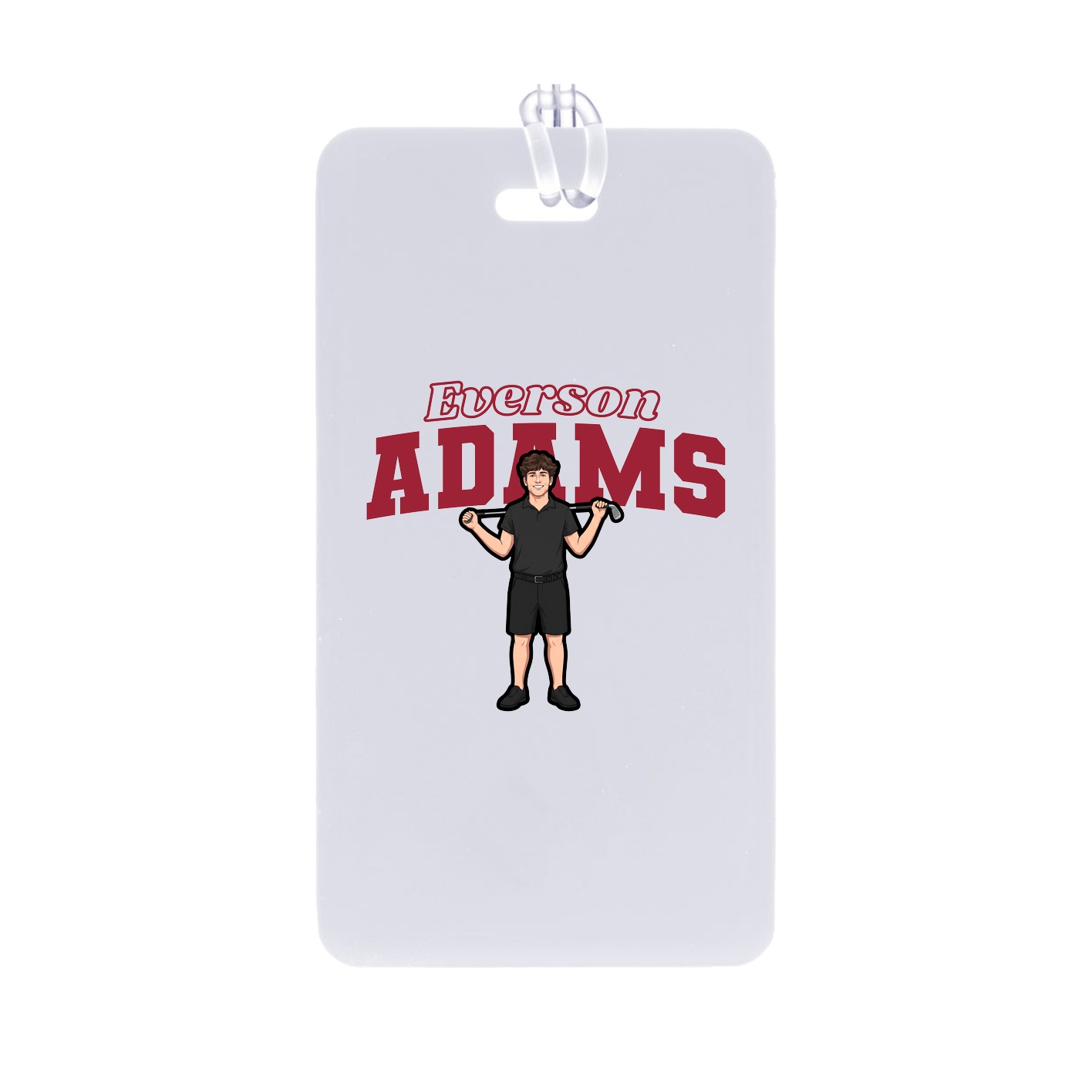 Bag Tag — Name Arch in Classic