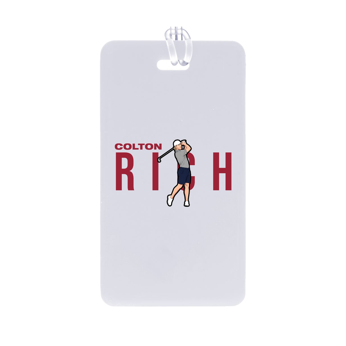 Bag Tag — Player Name in Classic