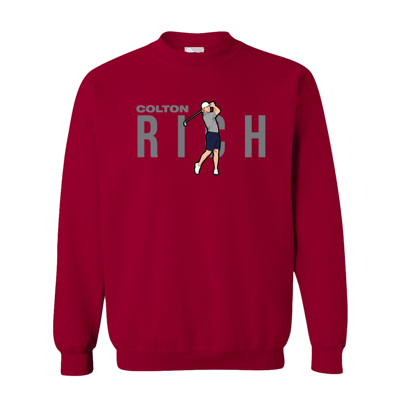 Fleece Crew — Player Name in Cardinal
