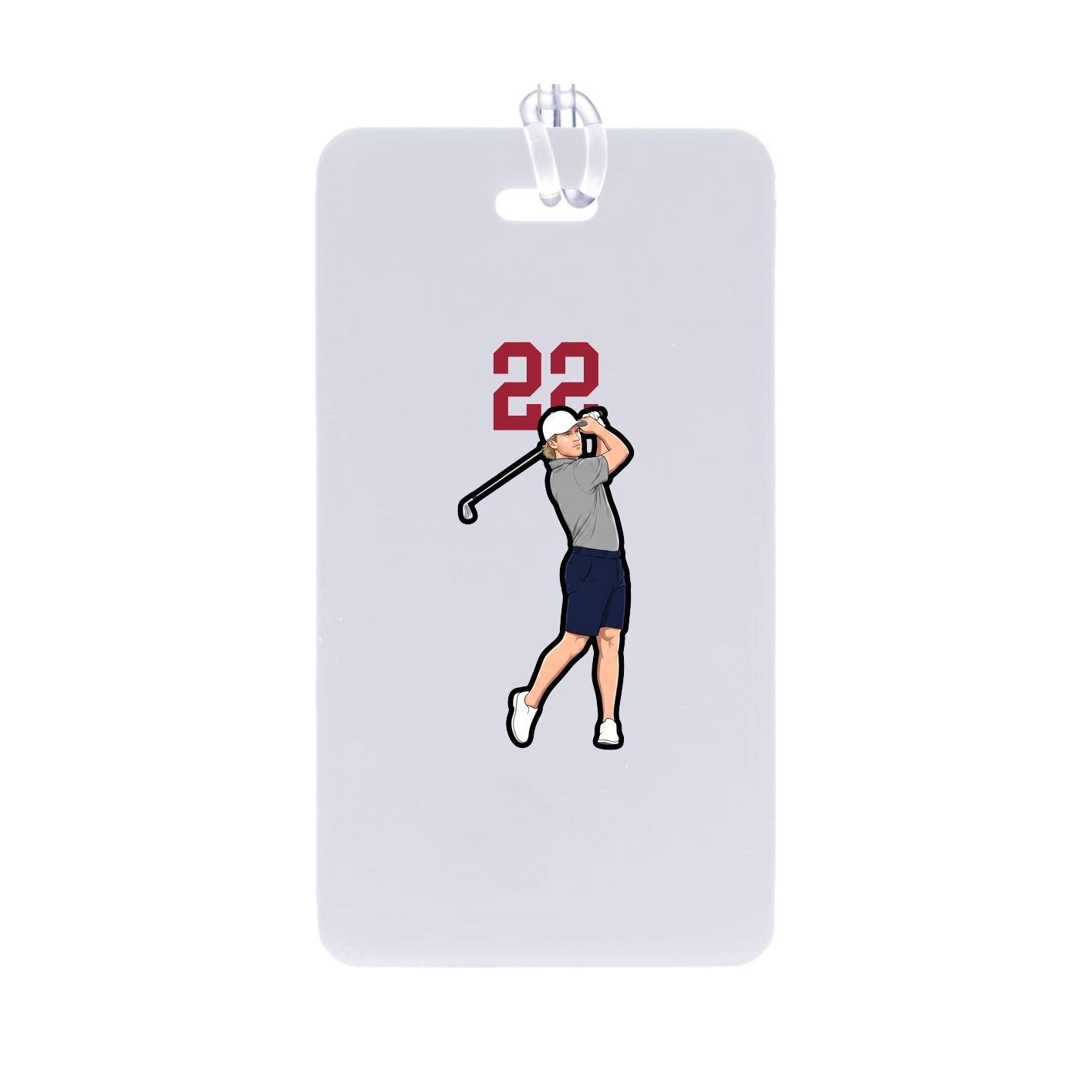 Bag Tag — Number Top in Classic