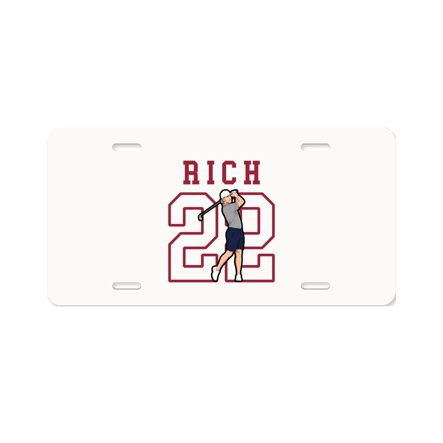 License Plate — Shirsey in Classic