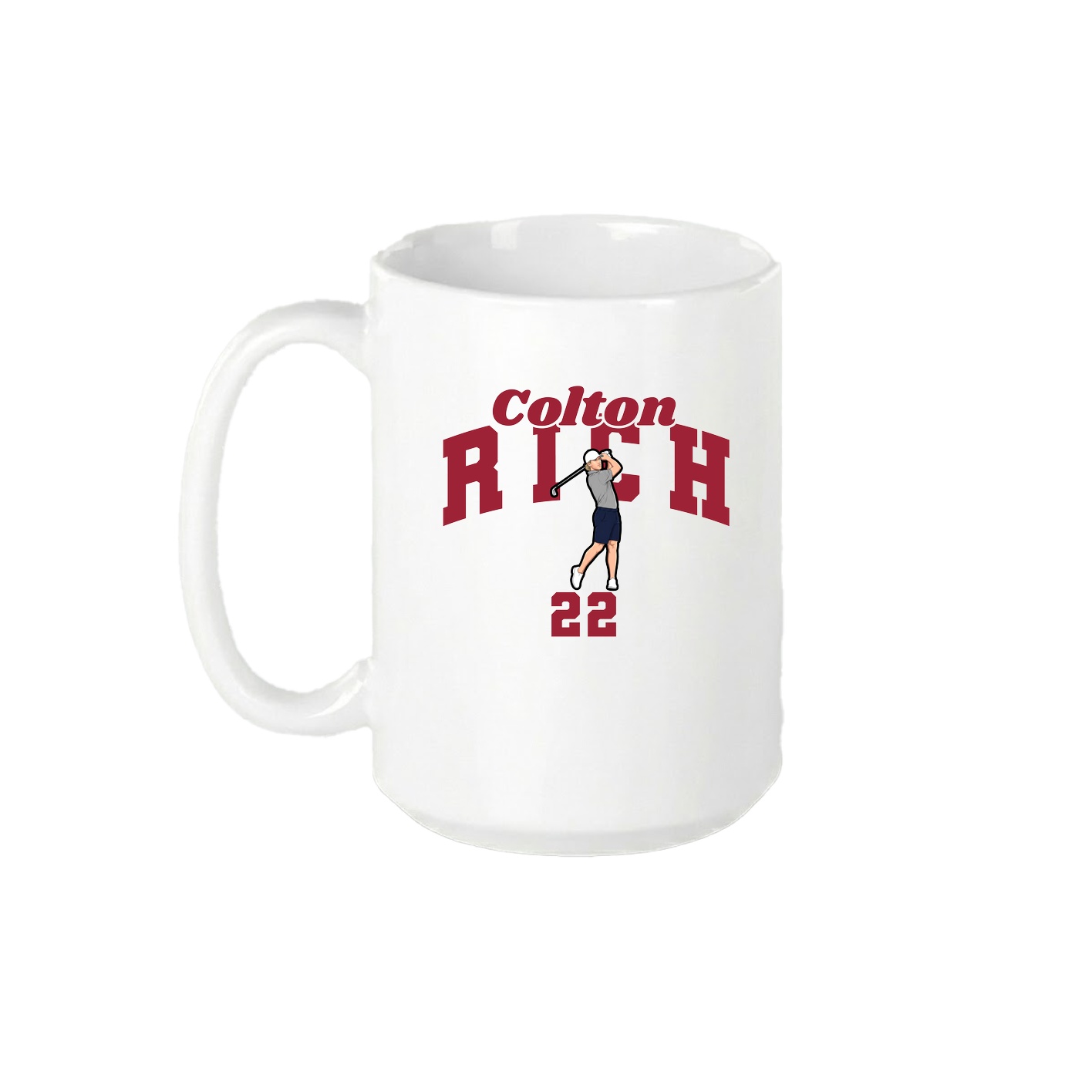 15oz Coffee Mug — Signature Arch in White
