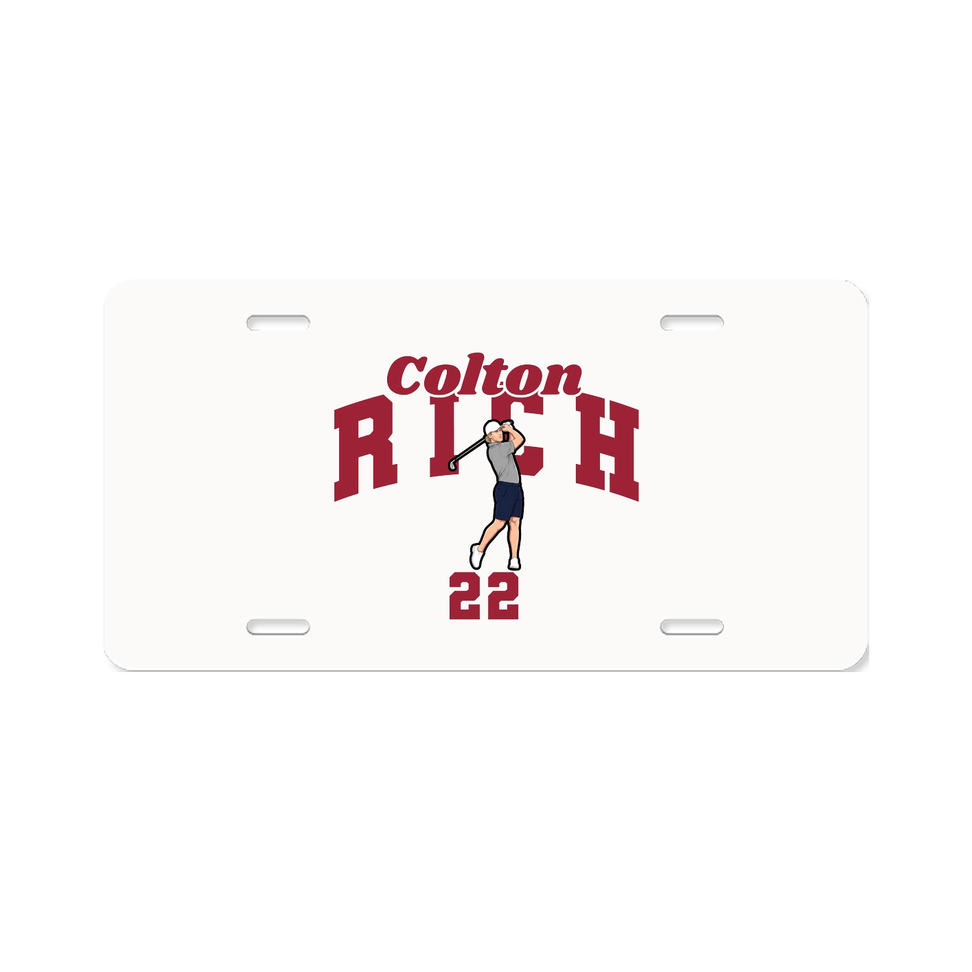 License Plate — Signature Arch in Classic