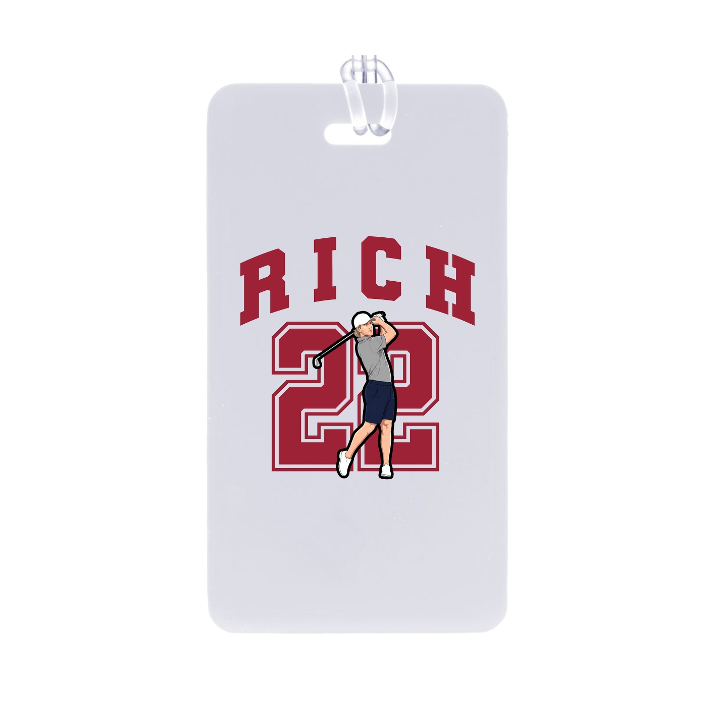 Bag Tag — Number in Classic