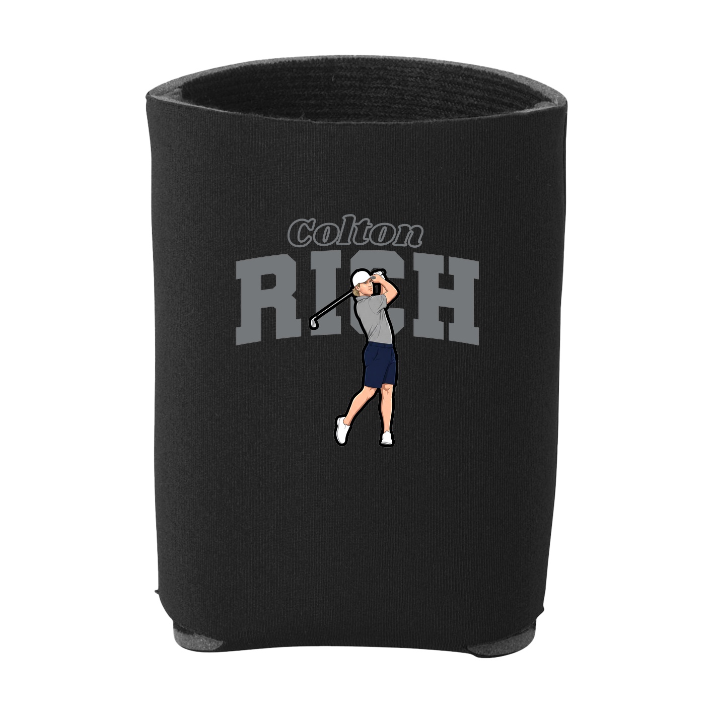 Can Holder — Name Arch in Black
