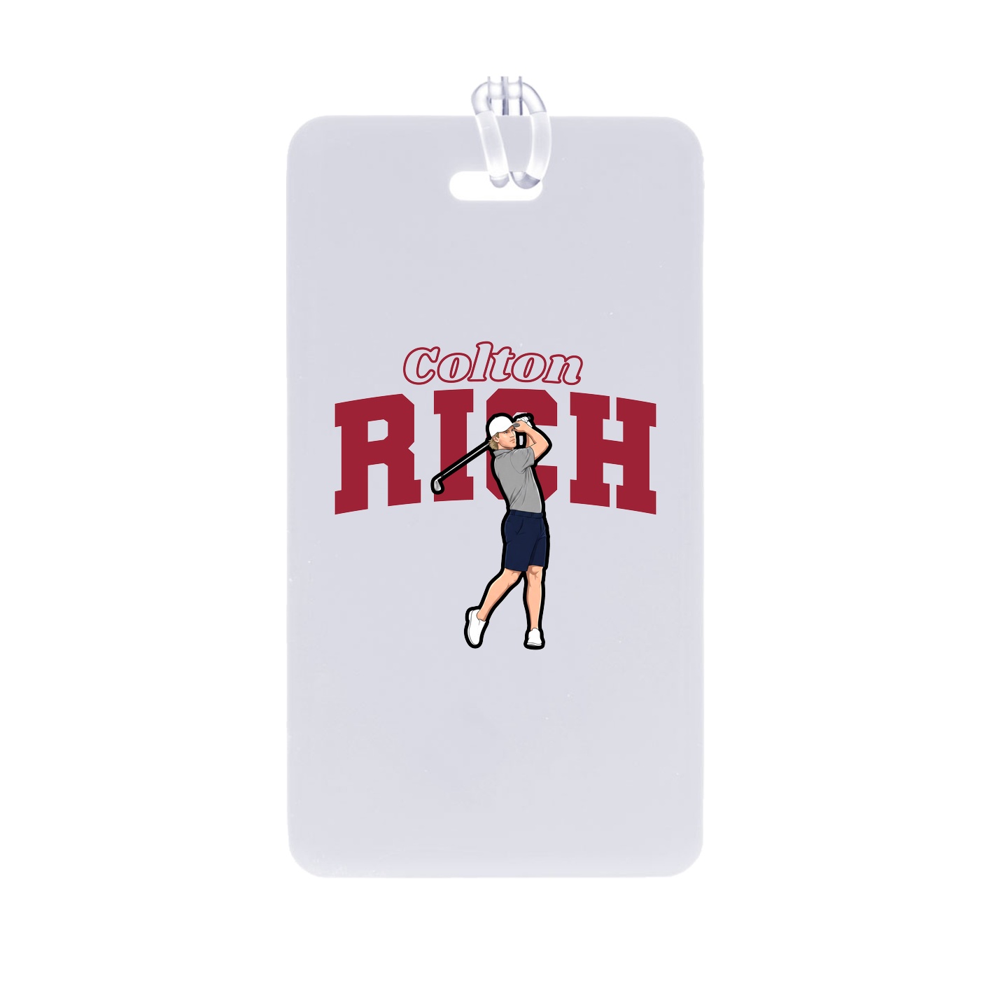 Bag Tag — Name Arch in Classic