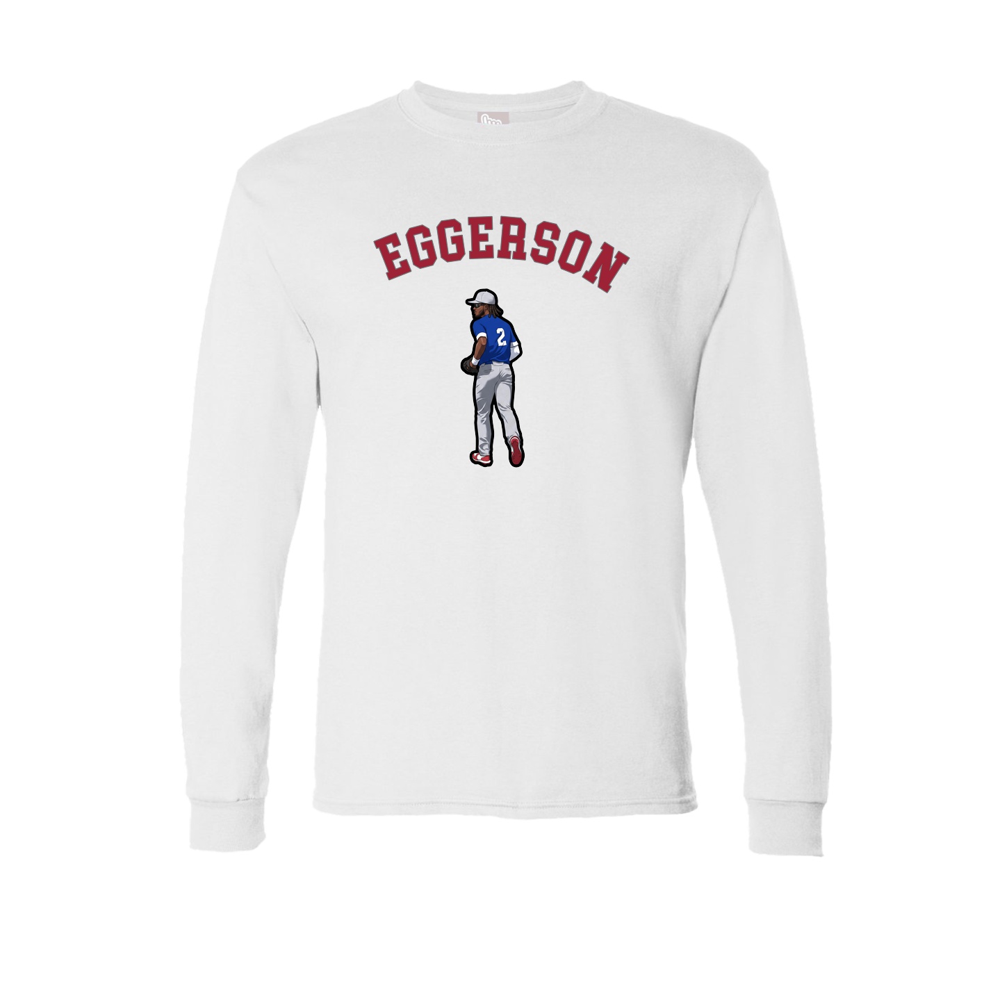 Long Sleeve Tee — Shirsey Arch in White