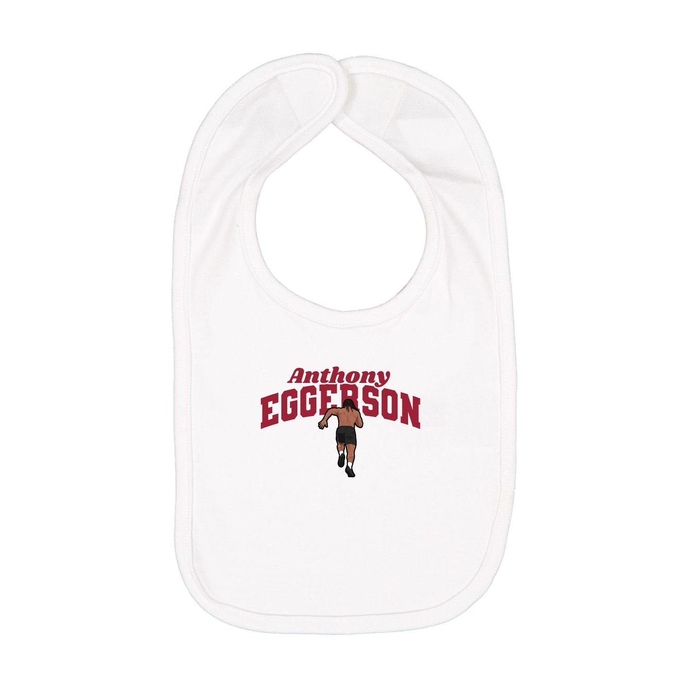 Infant Bib — Signature Arch in White