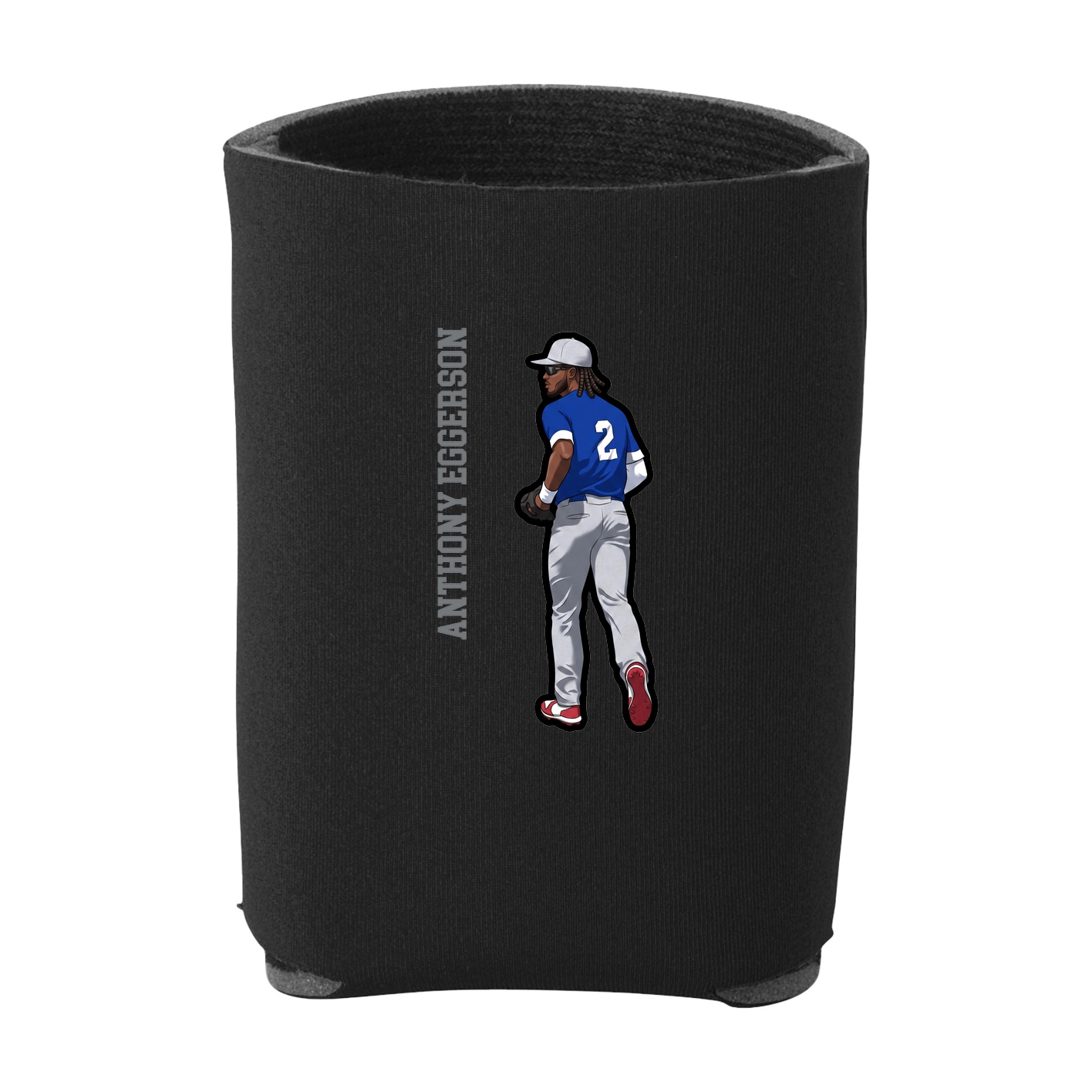 Can Holder — Name Vertical in Black