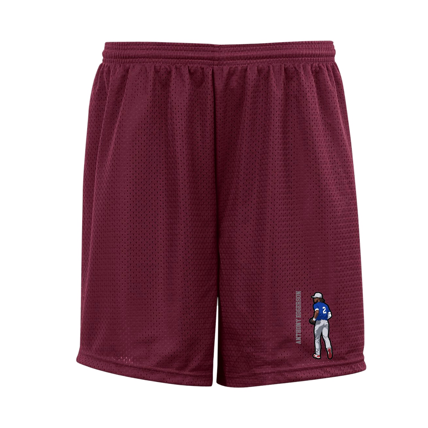 Shorts — Name Vertical in Cardinal