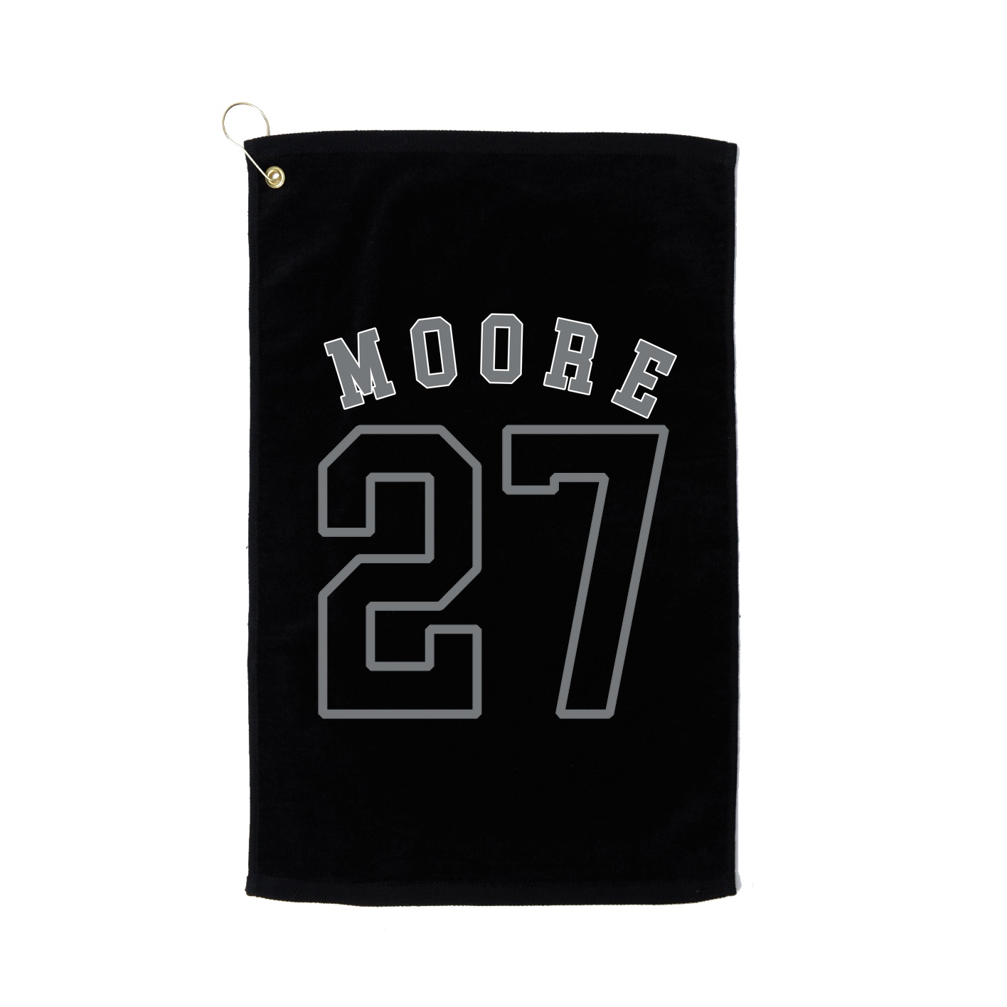 Golf Towel — Shirsey Arch in Black