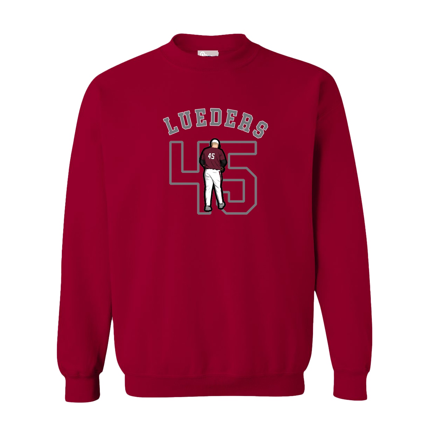 Fleece Crew — Shirsey Arch in Cardinal
