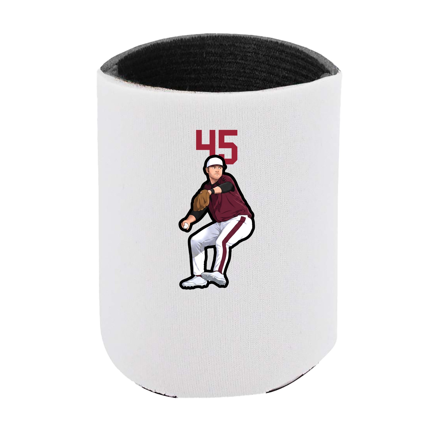 Can Holder — Number Top in White