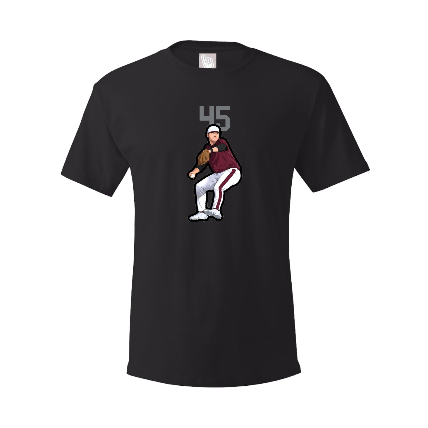 Tee — Number Top in Black