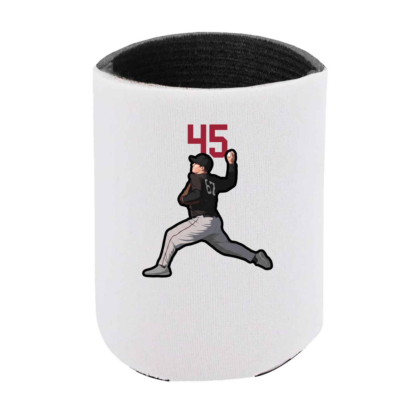 Can Holder — Number Top in White