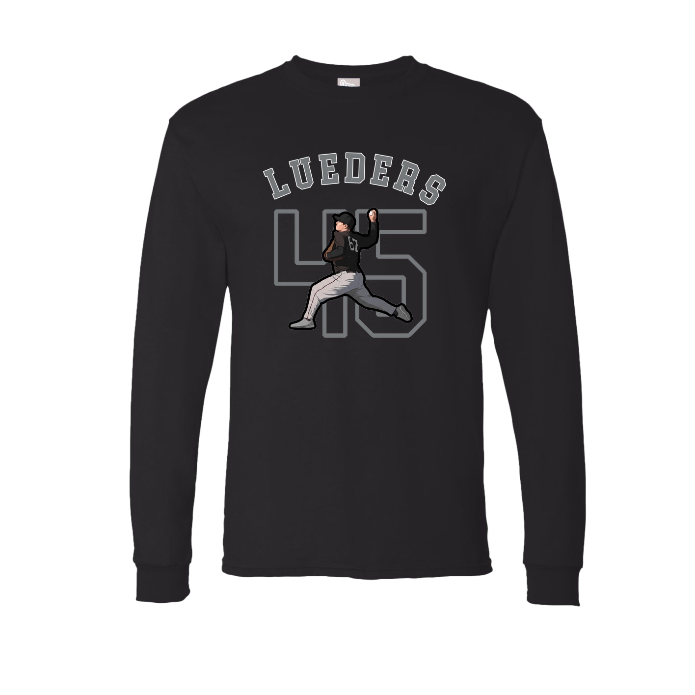 Long Sleeve Tee — Shirsey Arch in Black