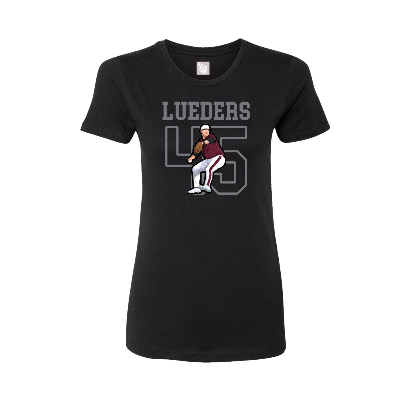 Fitted Women's Tee — Shirsey in Black