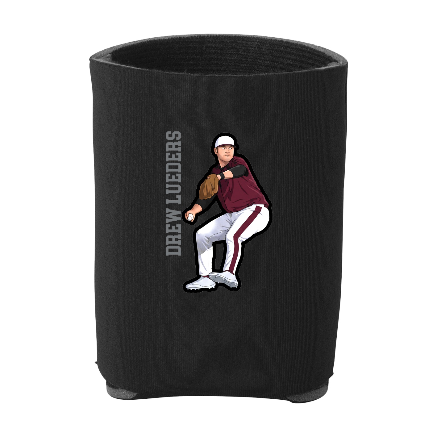 Can Holder — Name Vertical in Black