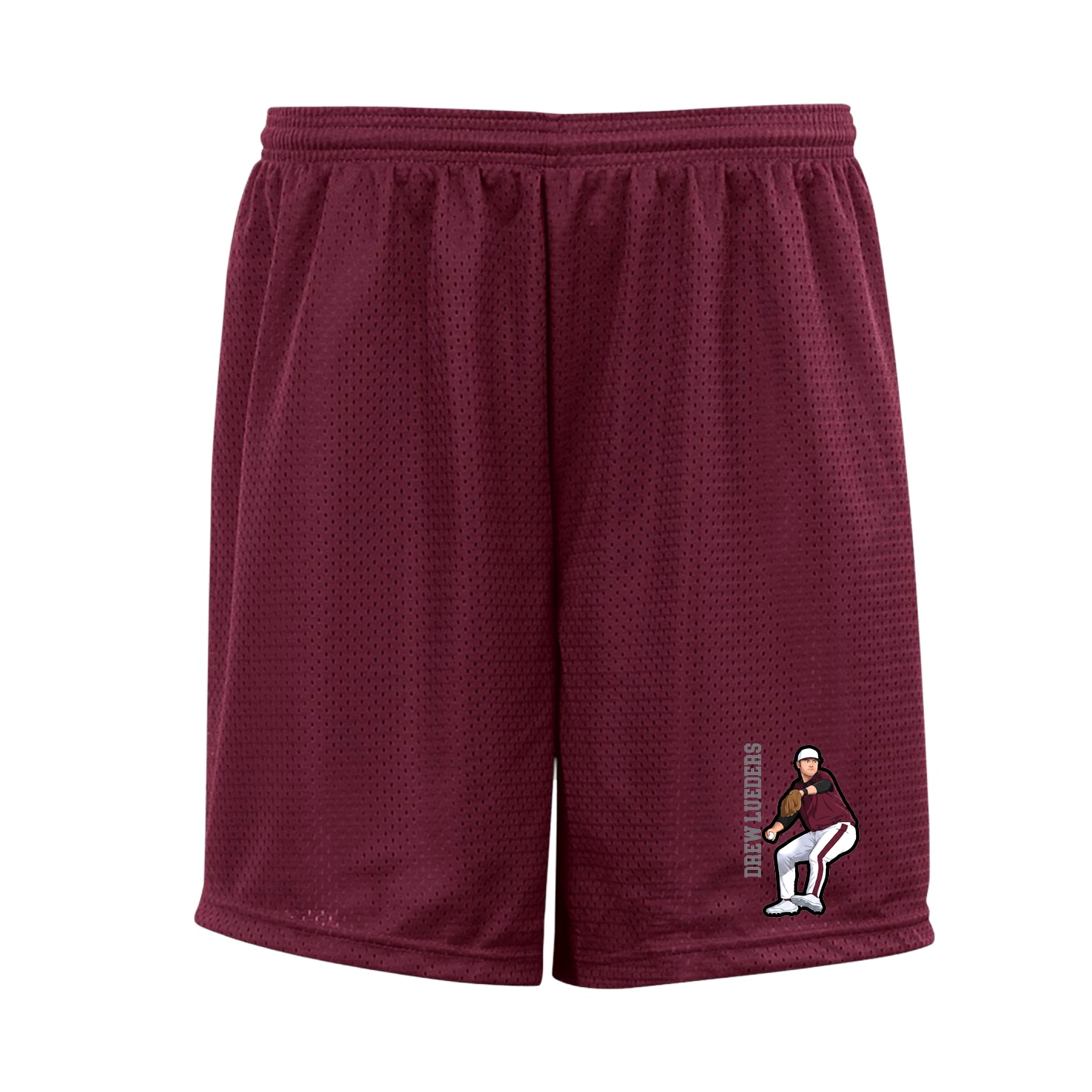 Shorts — Name Vertical in Cardinal