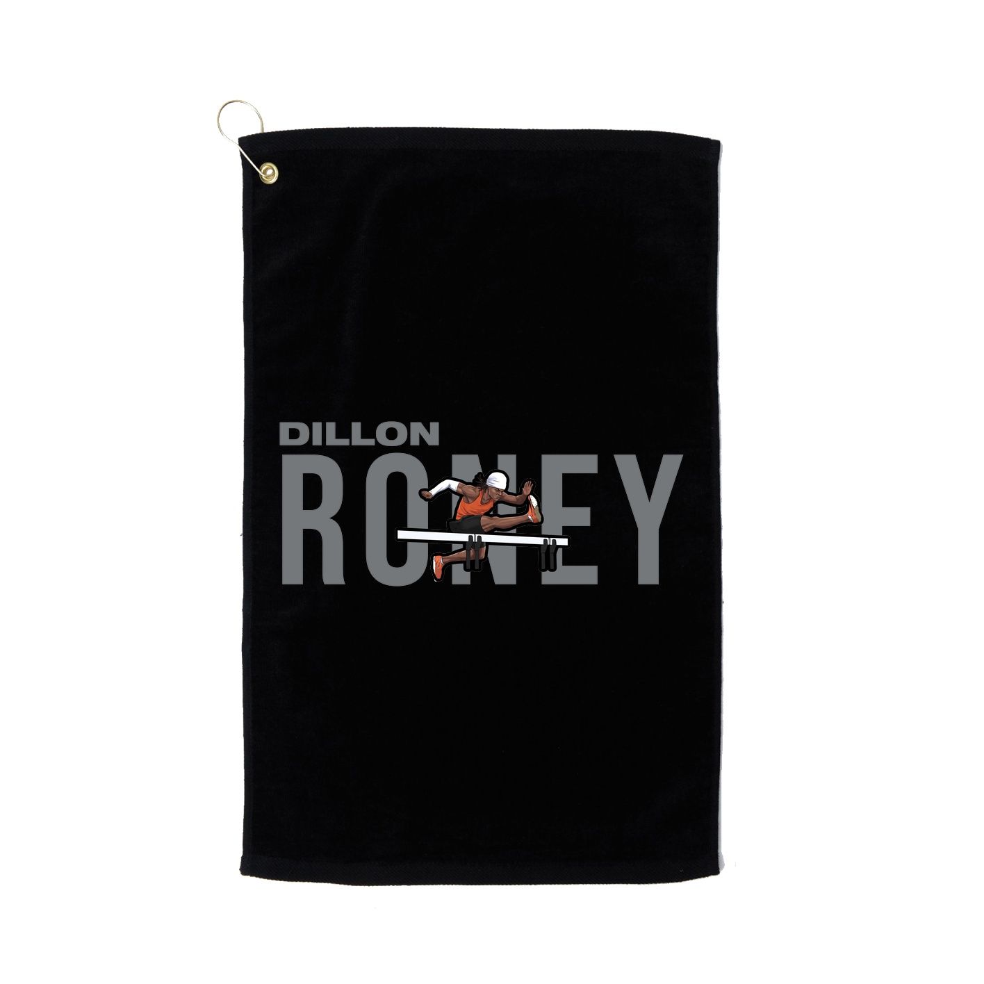 Golf Towel — Player Name in Black
