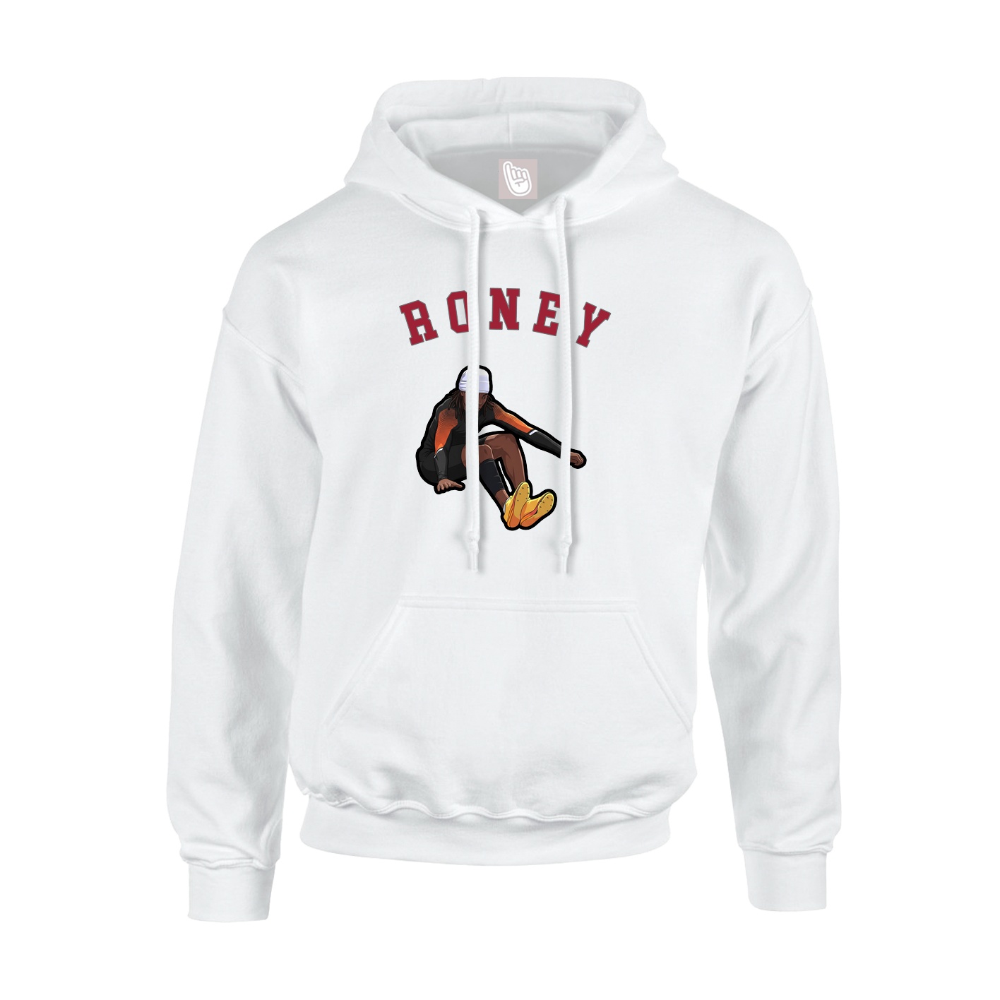 Youth Hoodie — Shirsey Arch in White