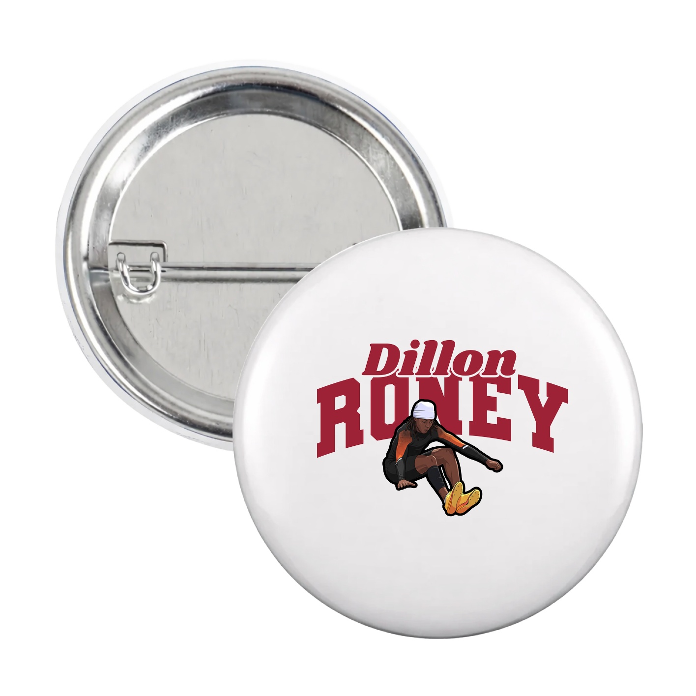 Game Day Button — Signature Arch in White