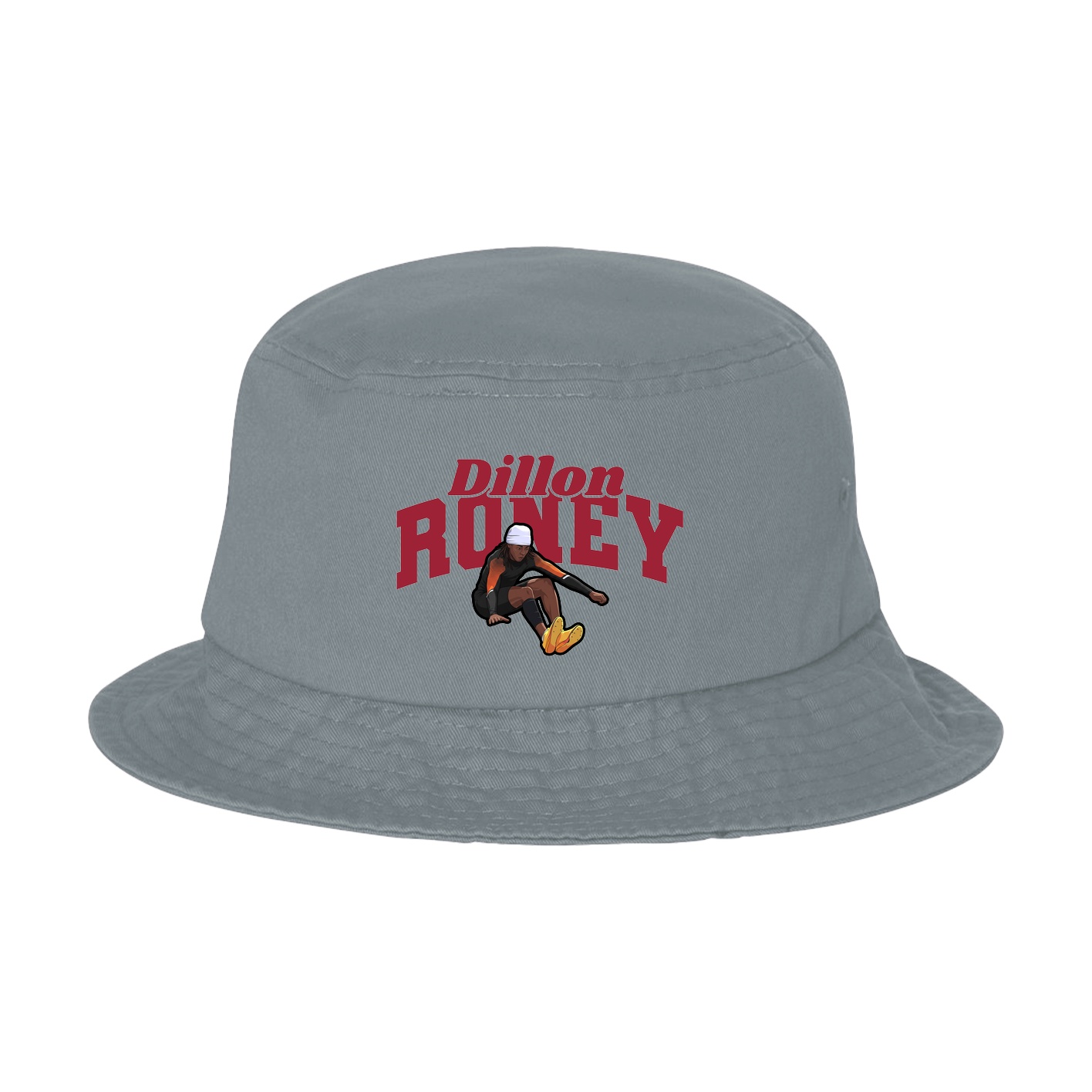 Bucket Cap — Signature Arch in Grey