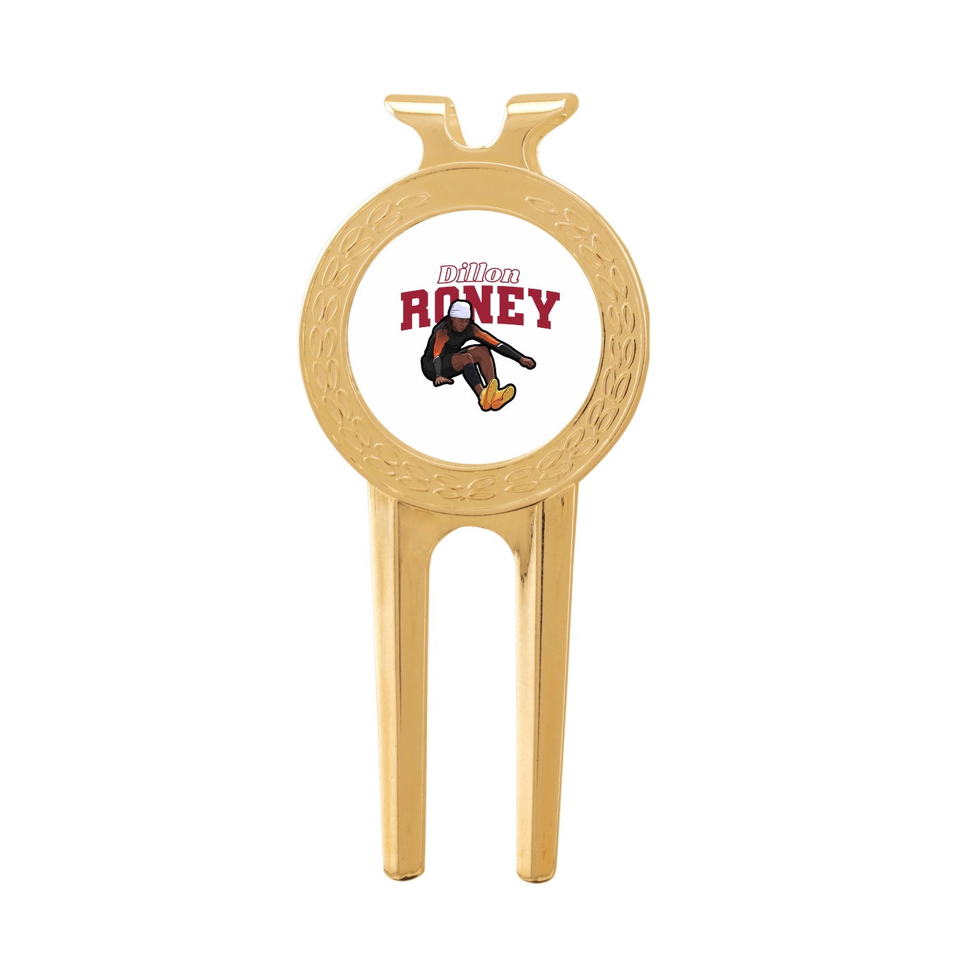 Divot Tool with Ball Marker — Name Arch in Classic