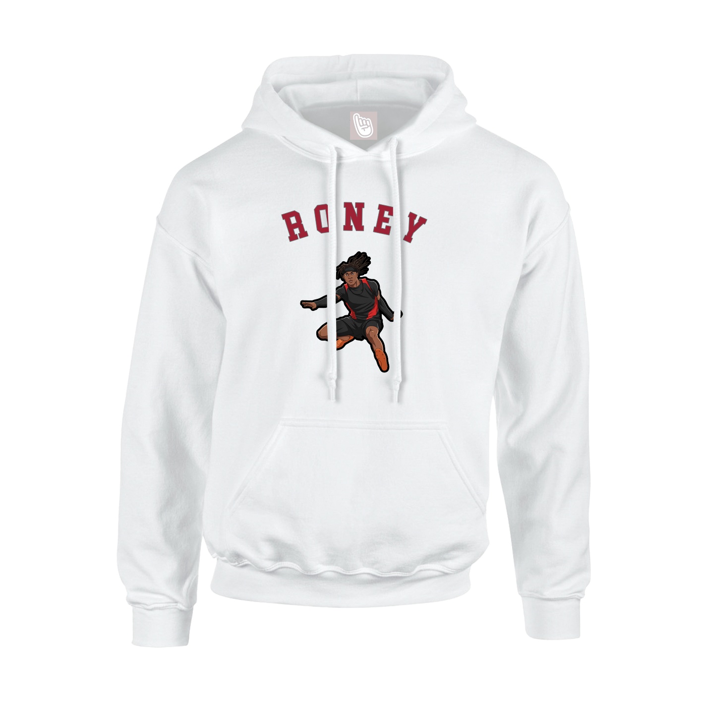 Hoodie — Shirsey Arch in White