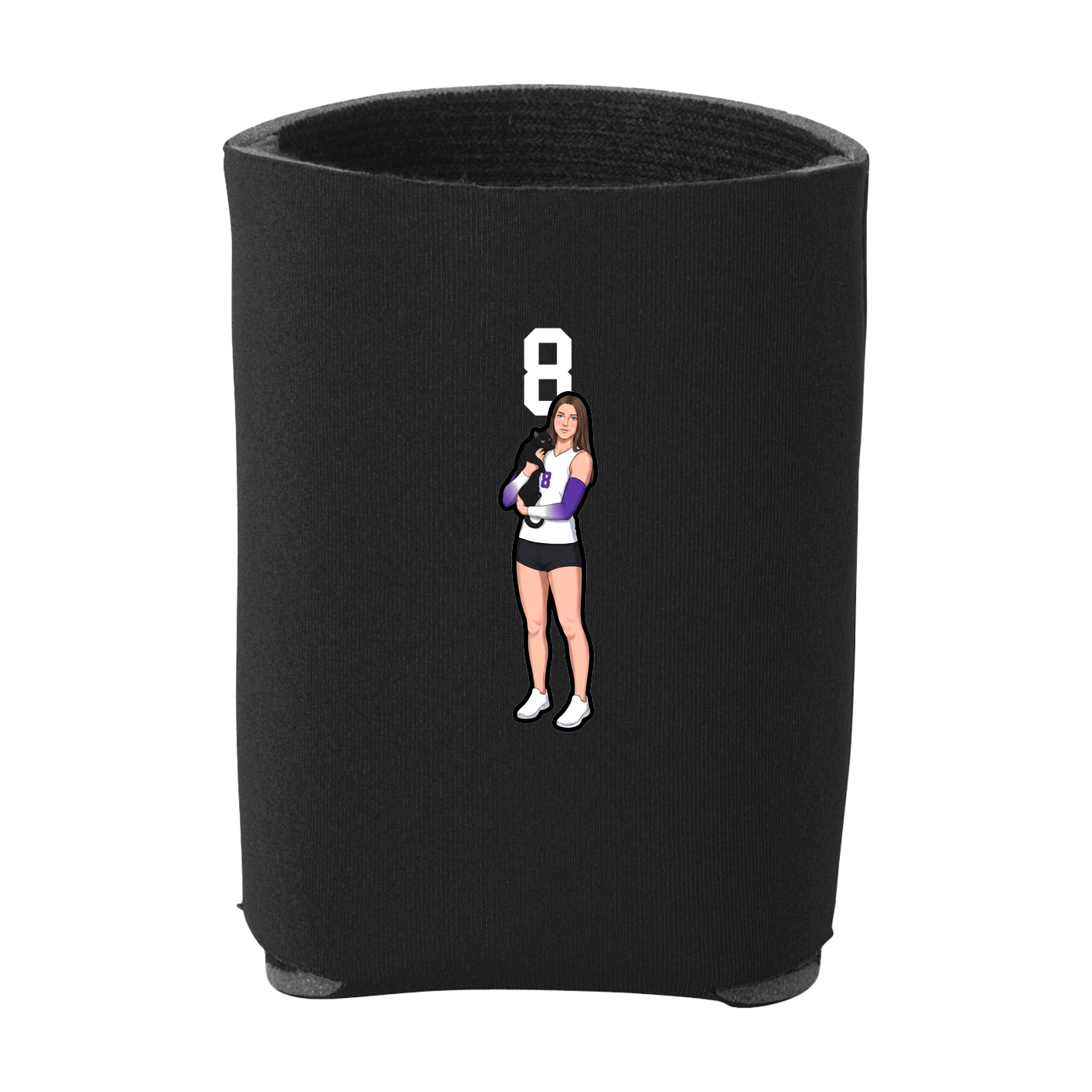 Can Holder — Number Top in Black
