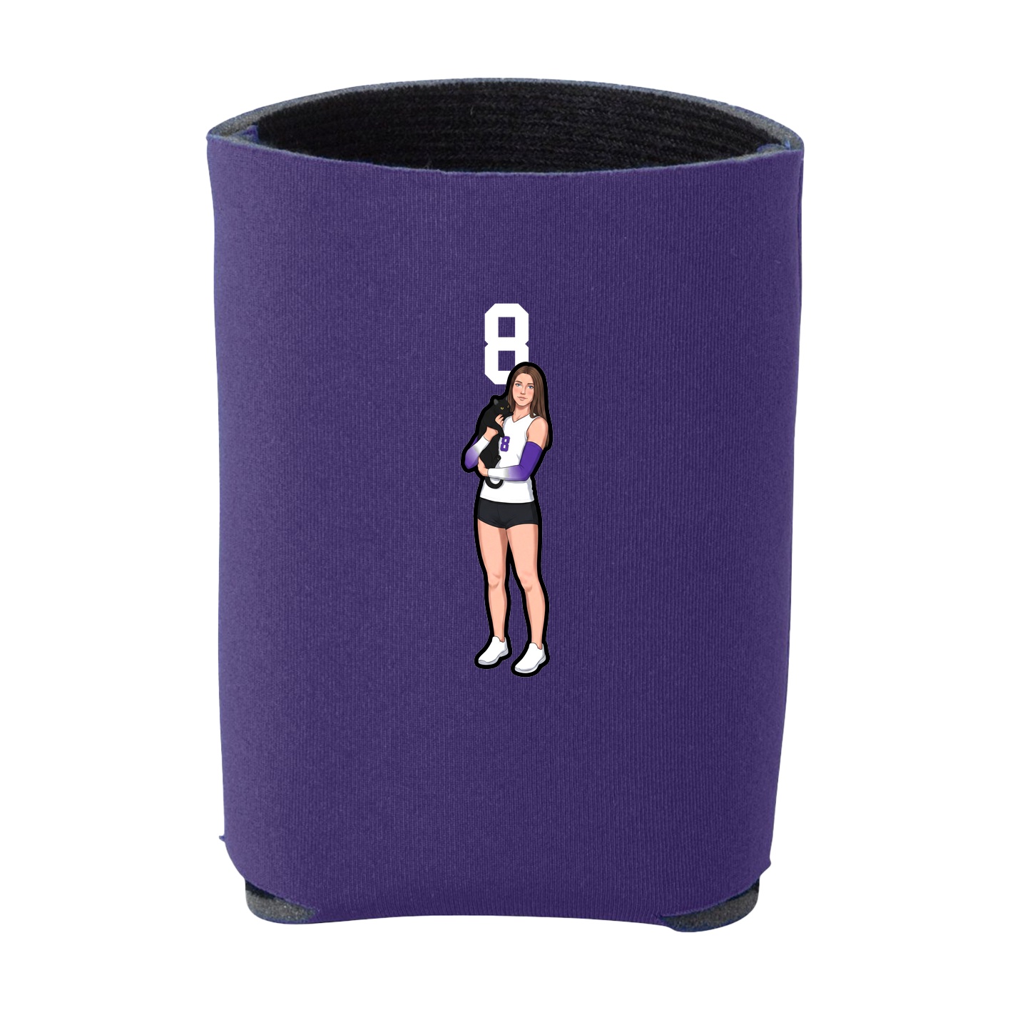 Can Holder — Number Top in Purple