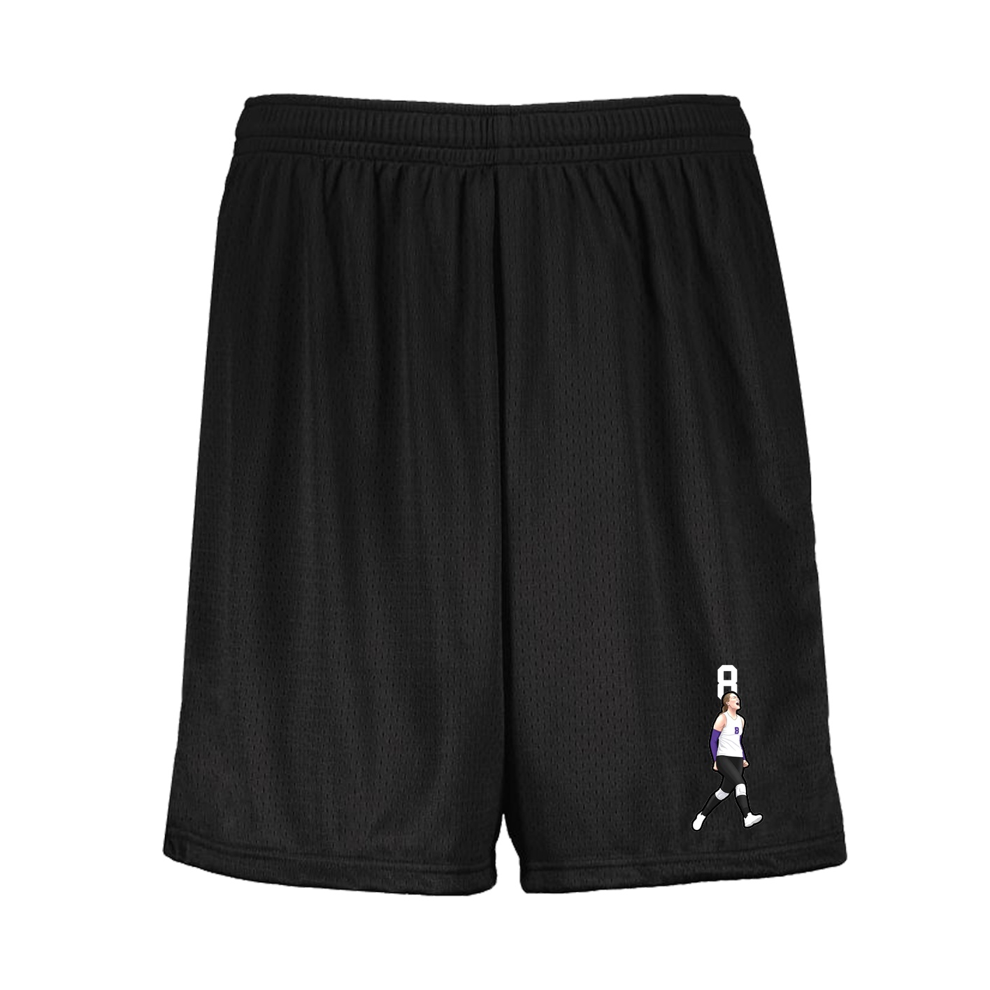 Shorts — Number Top in Black