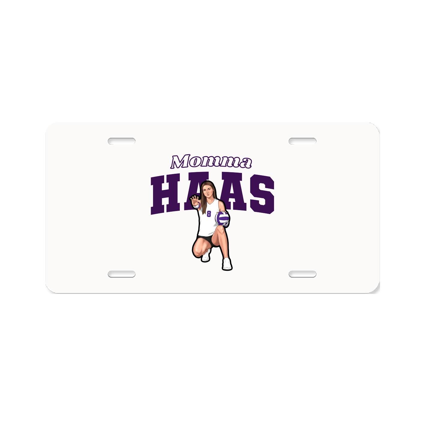 License Plate — Mothers Day Block in Classic