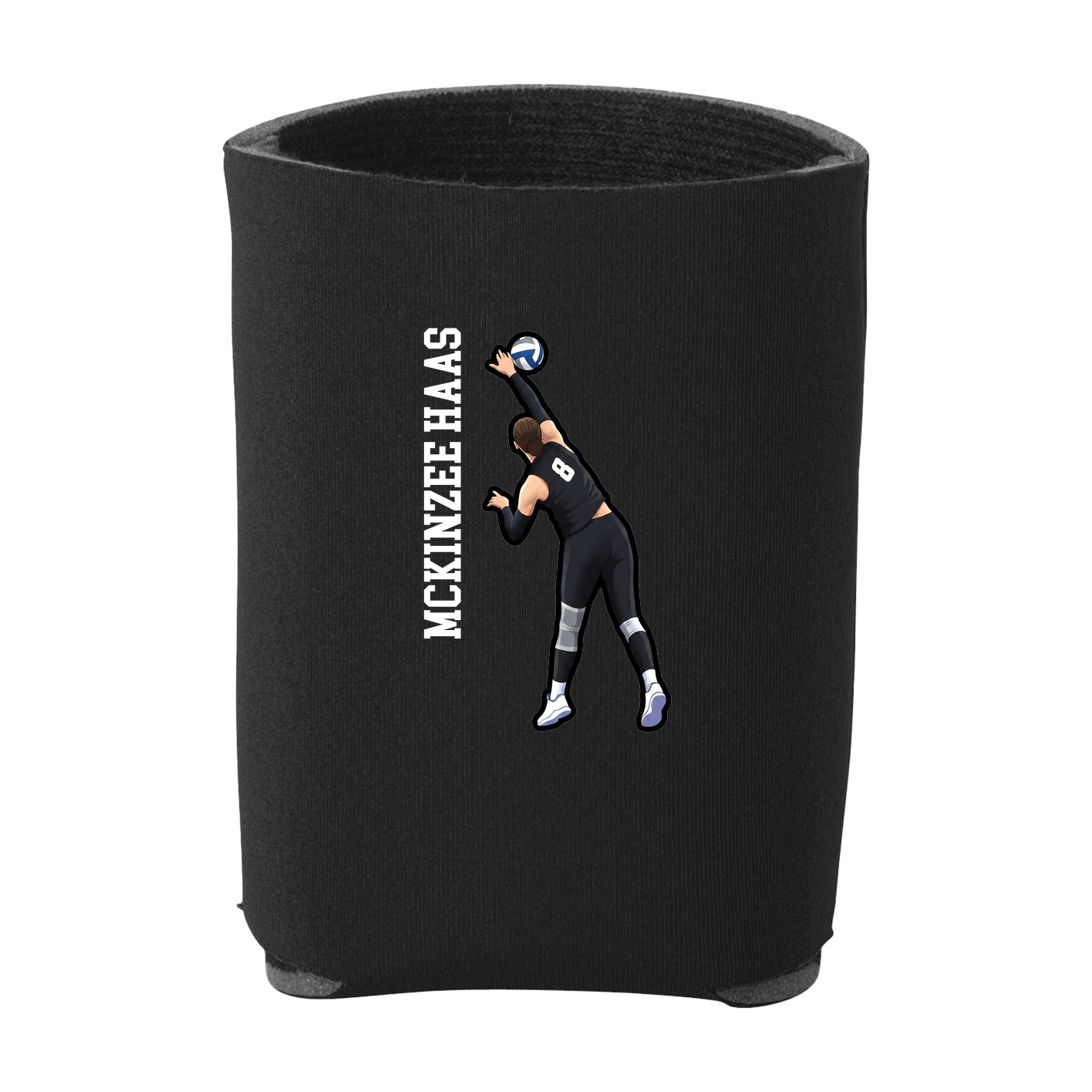Can Holder — Name Vertical in Black