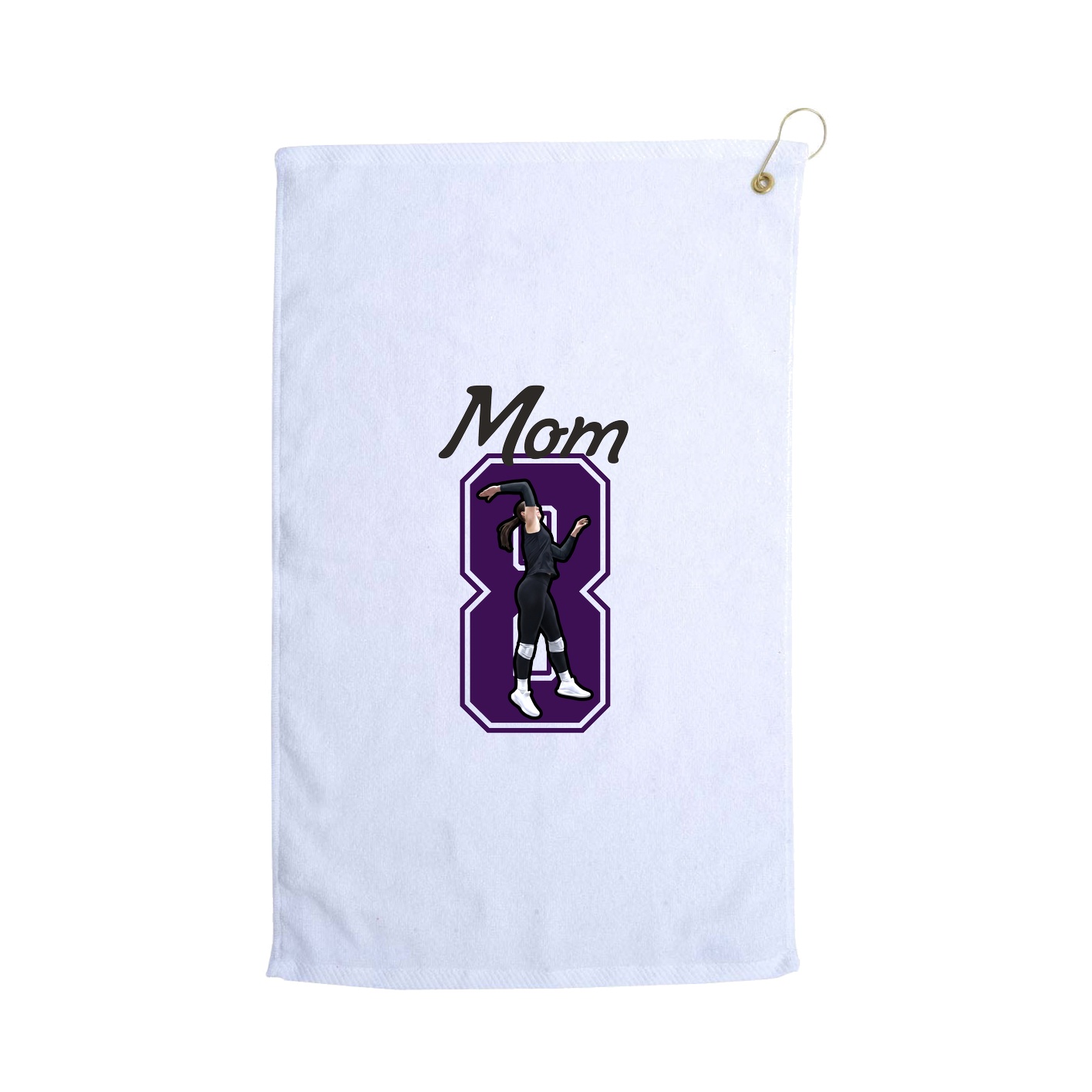 Golf Towel — Mothers Day Shirsey in White
