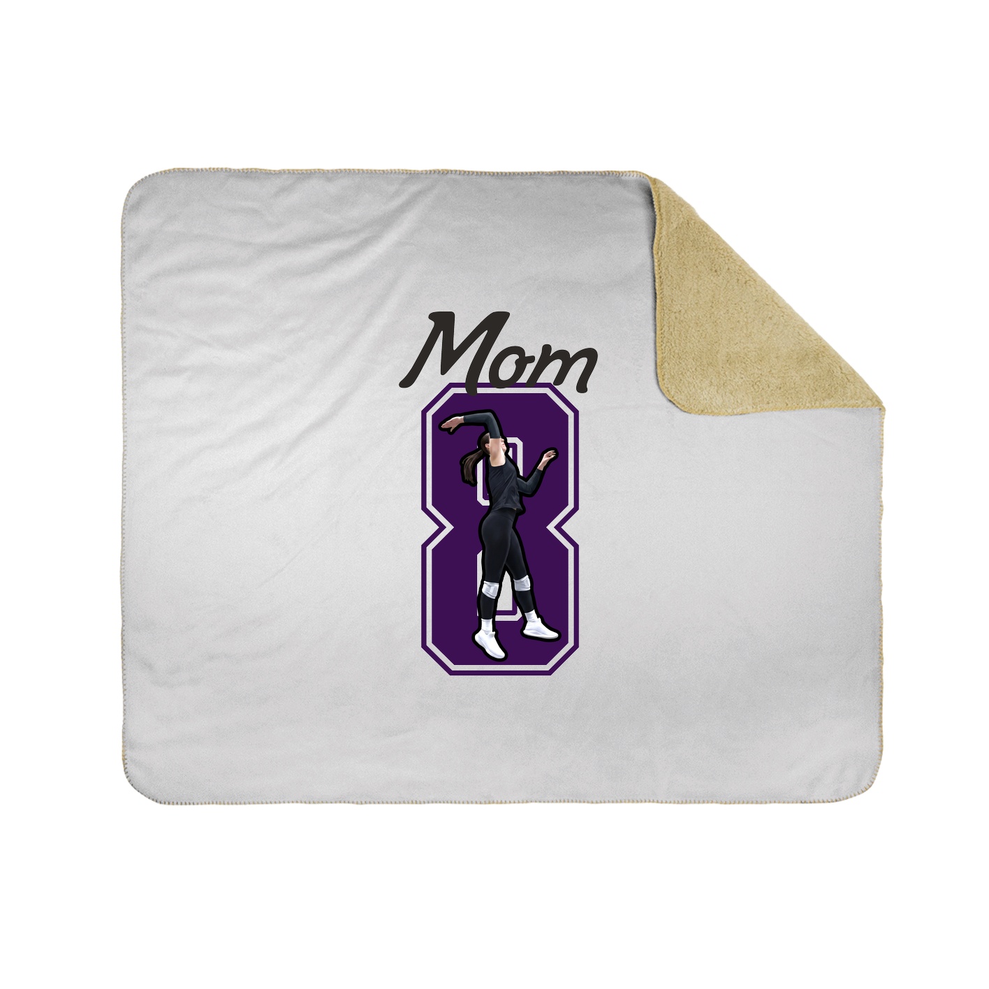 Throw Blanket — Mothers Day Shirsey in White