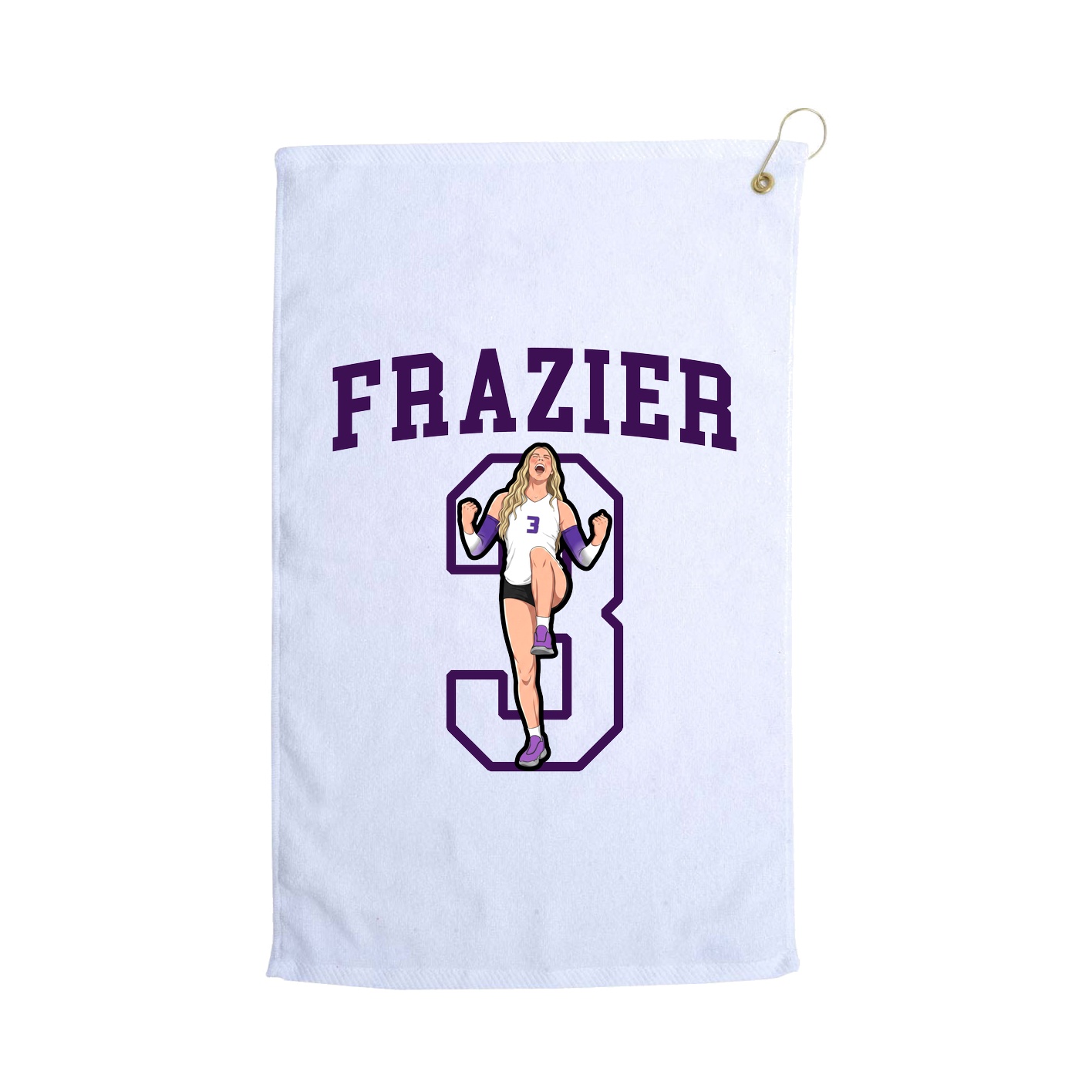 Golf Towel — Shirsey in White