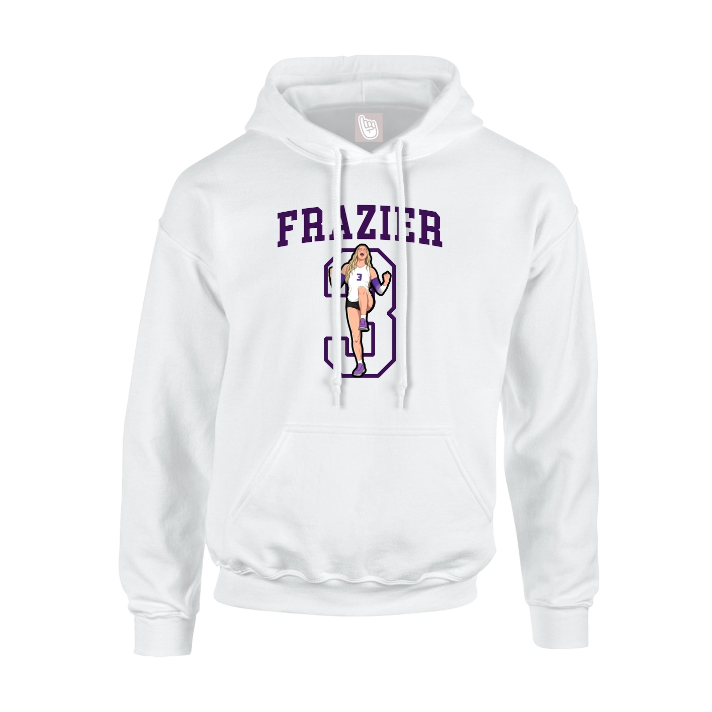 Youth Hoodie — Shirsey in White