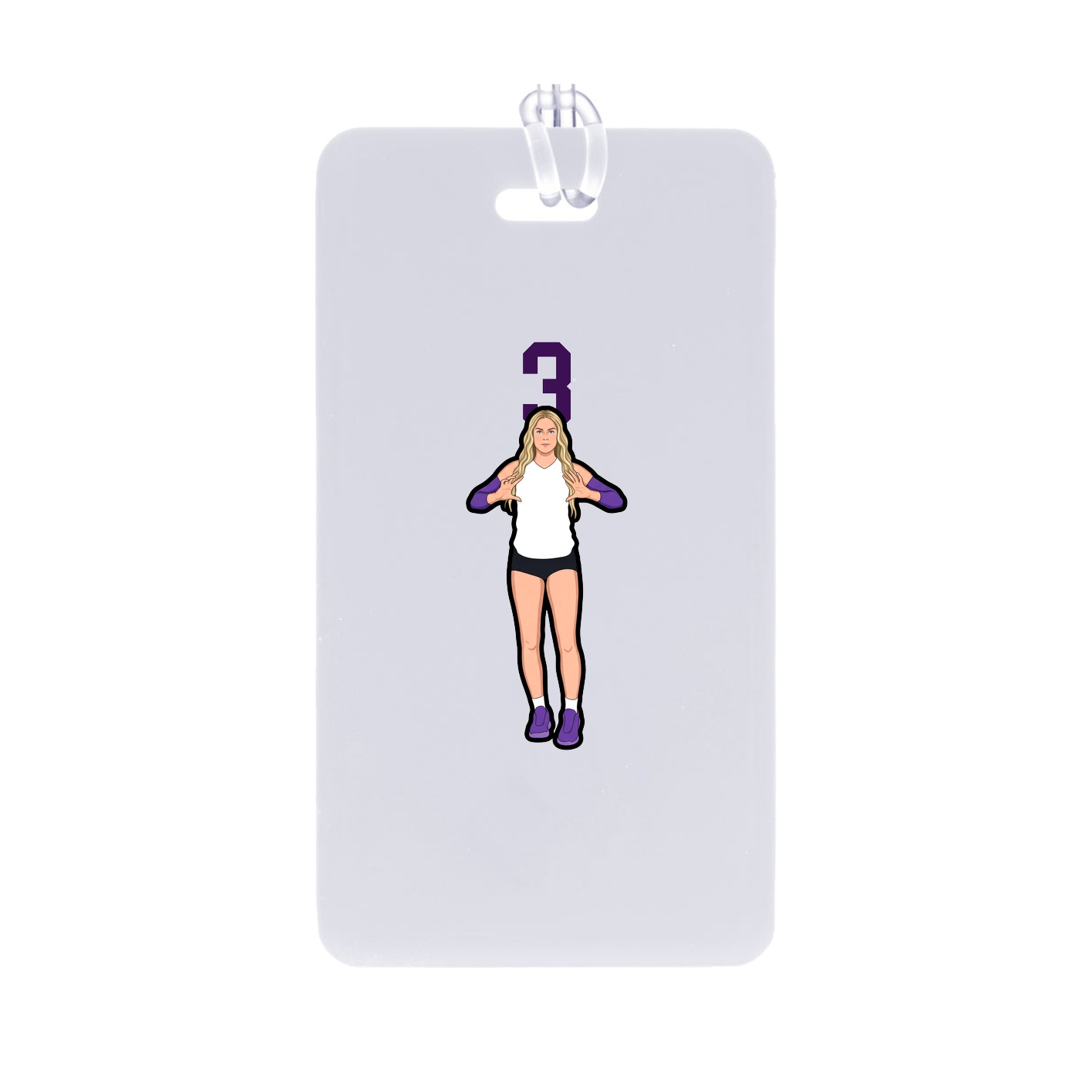 Bag Tag — Number Top in Classic
