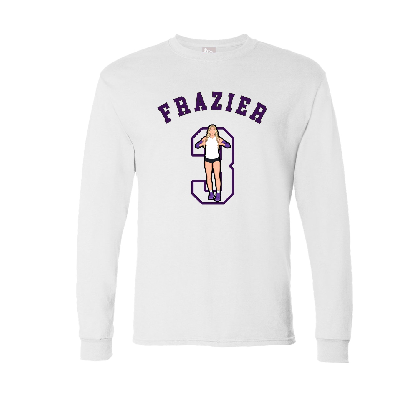 Long Sleeve Tee — Shirsey Arch in White