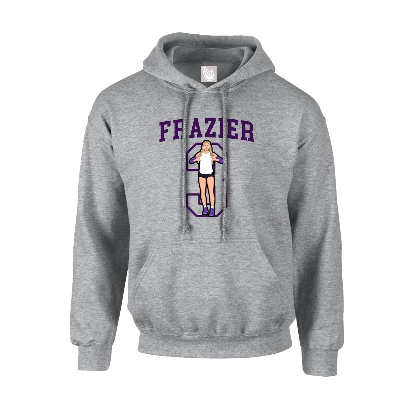 Hoodie — Shirsey in Grey