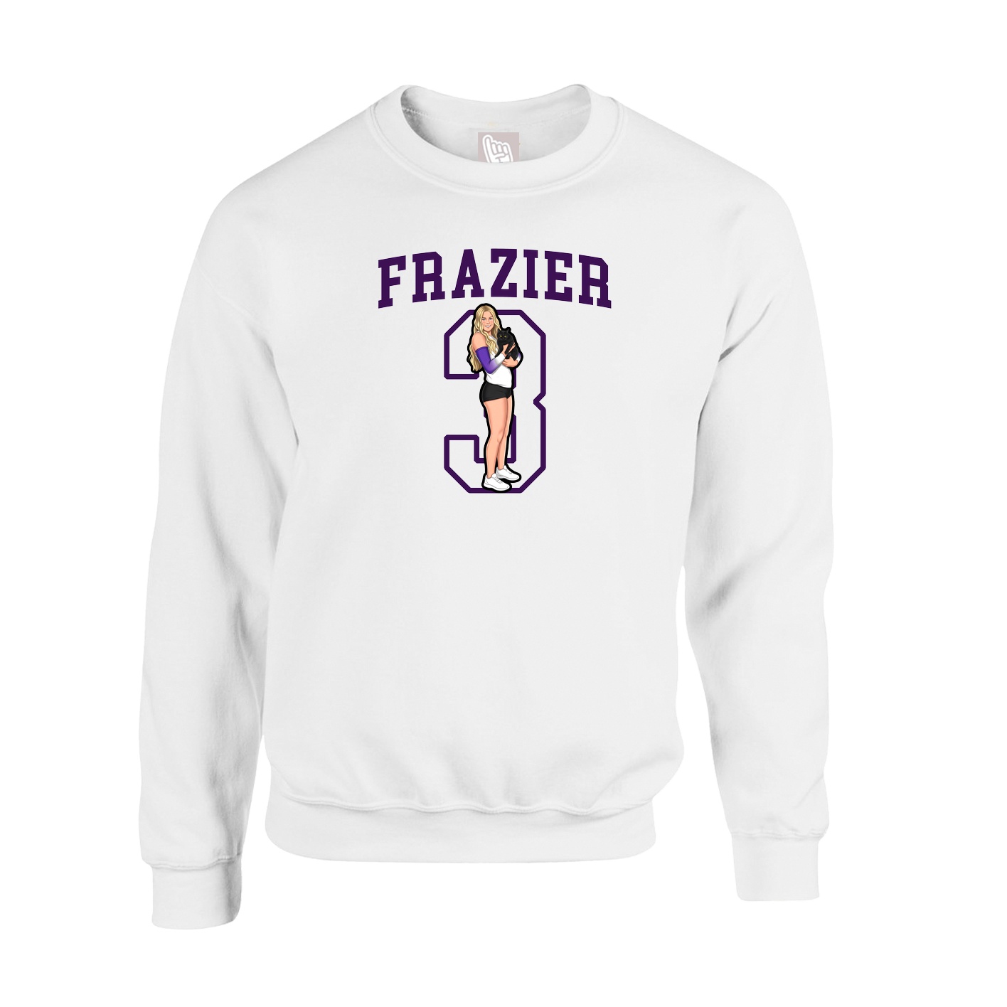 Fleece Crew — Shirsey in White