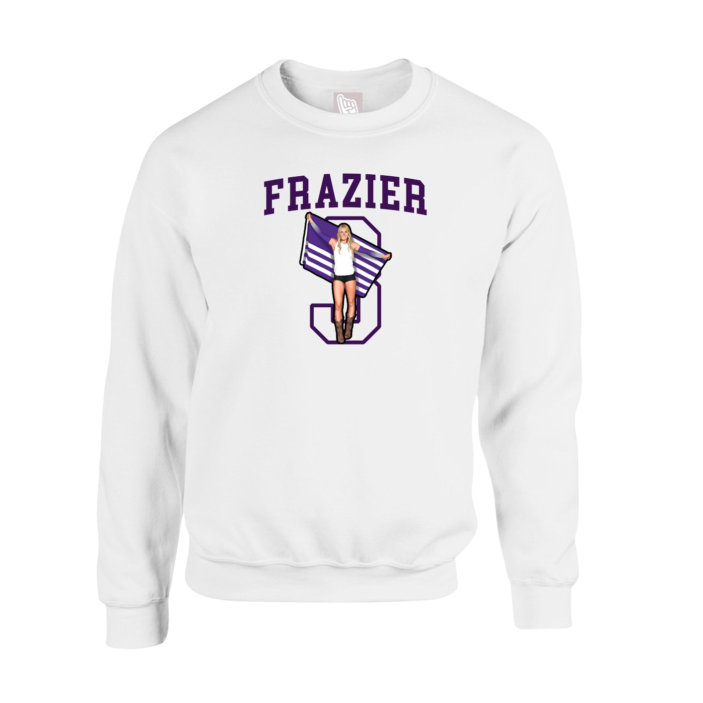 Fleece Crew — Shirsey in White